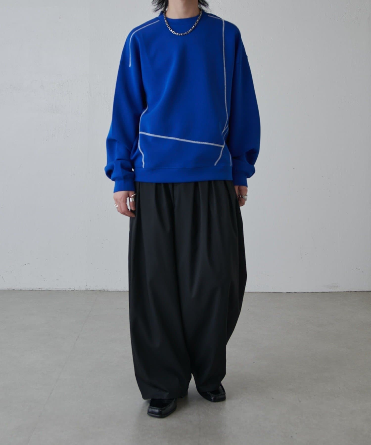 Lui's(ルイス) 配色ステッチトップス