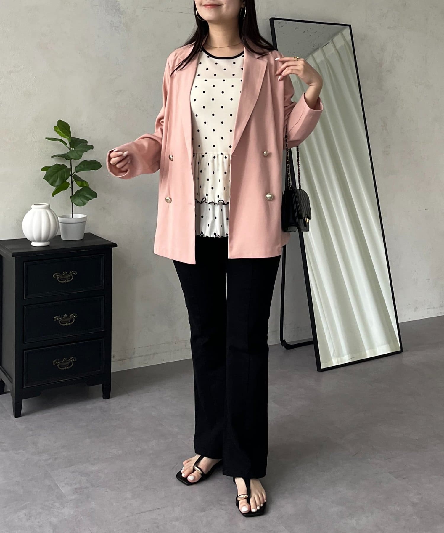 prose verse(プロズヴェール) 金ボタンテーラードジャケット