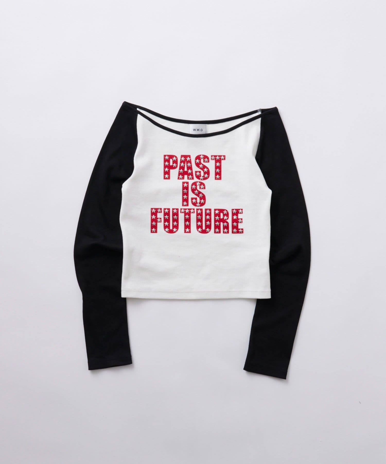 WHO’S WHO gallery(フーズフーギャラリー) STAR STUDS RAGLAN LOG TOPS