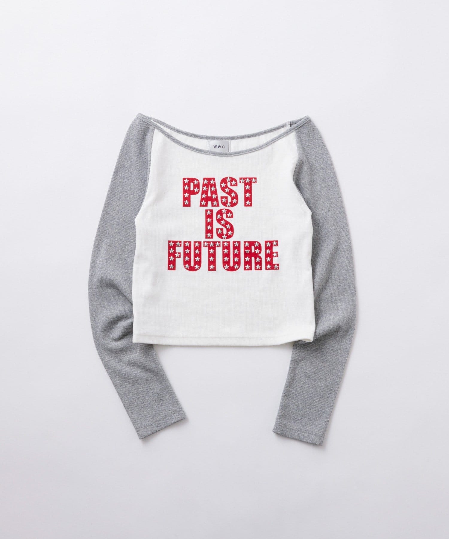 WHO’S WHO gallery(フーズフーギャラリー) STAR STUDS RAGLAN LOG TOPS