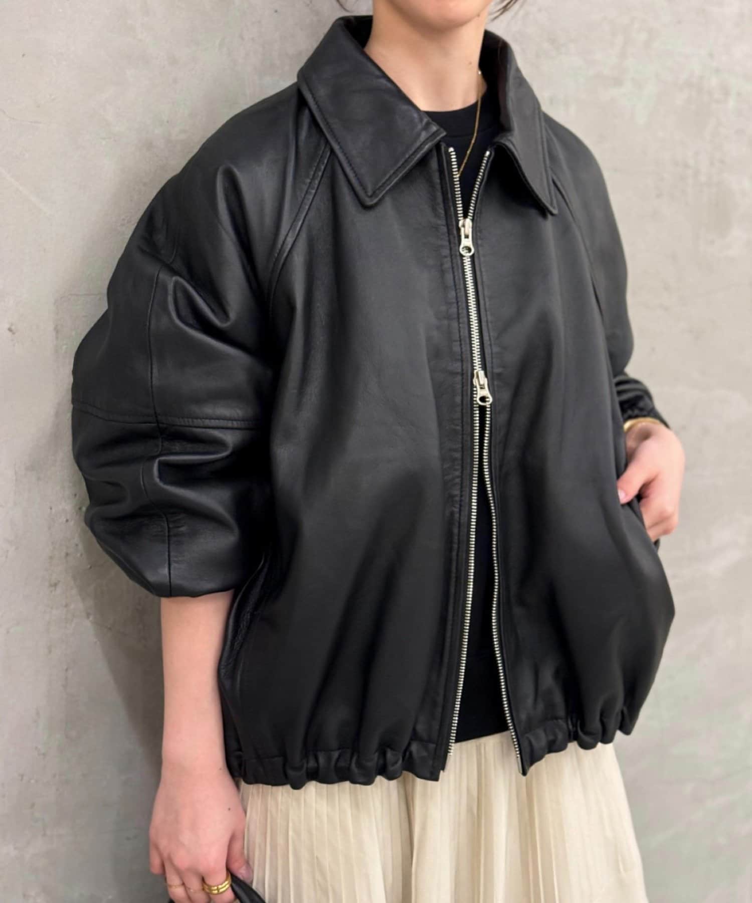 BEARDSLEY(ビアズリー) レザーブルゾン