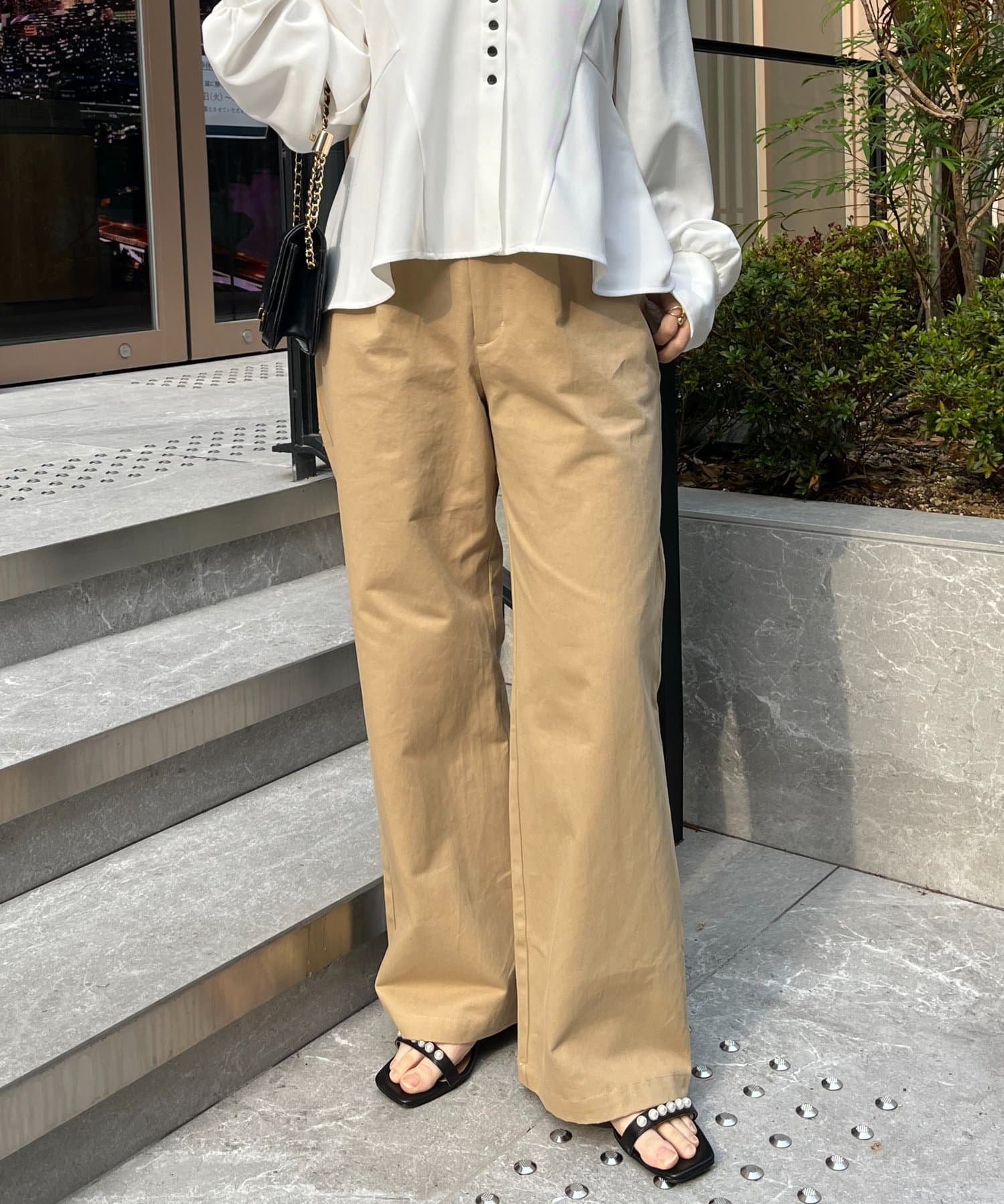 prose verse(プロズヴェール) 【春服総選挙対象商品】ストレートチノパンツ