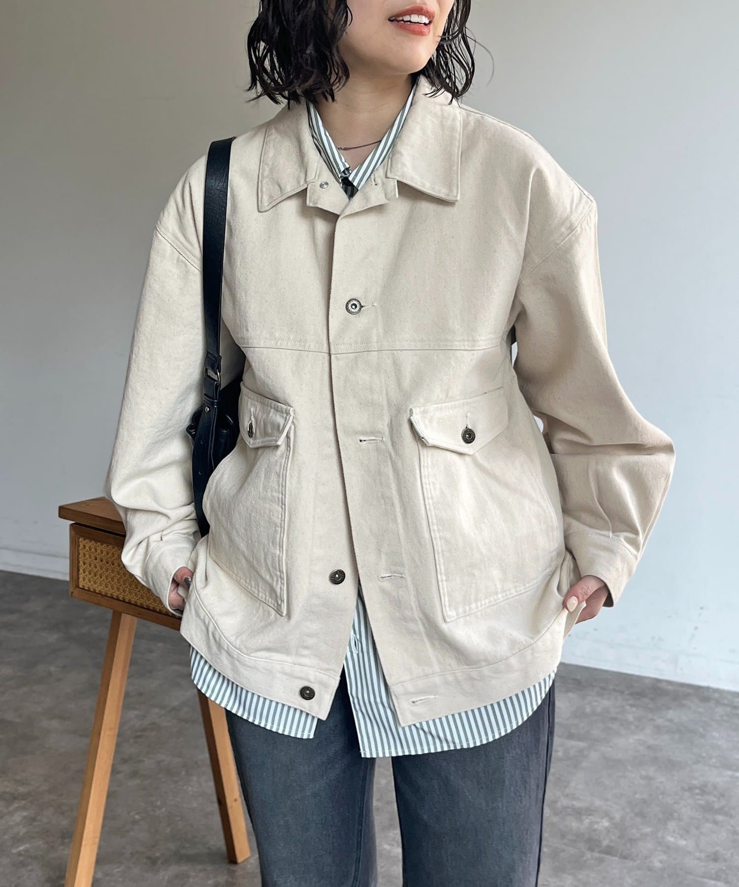 CPCM(シーピーシーエム) USAコットンデニムカバーオール