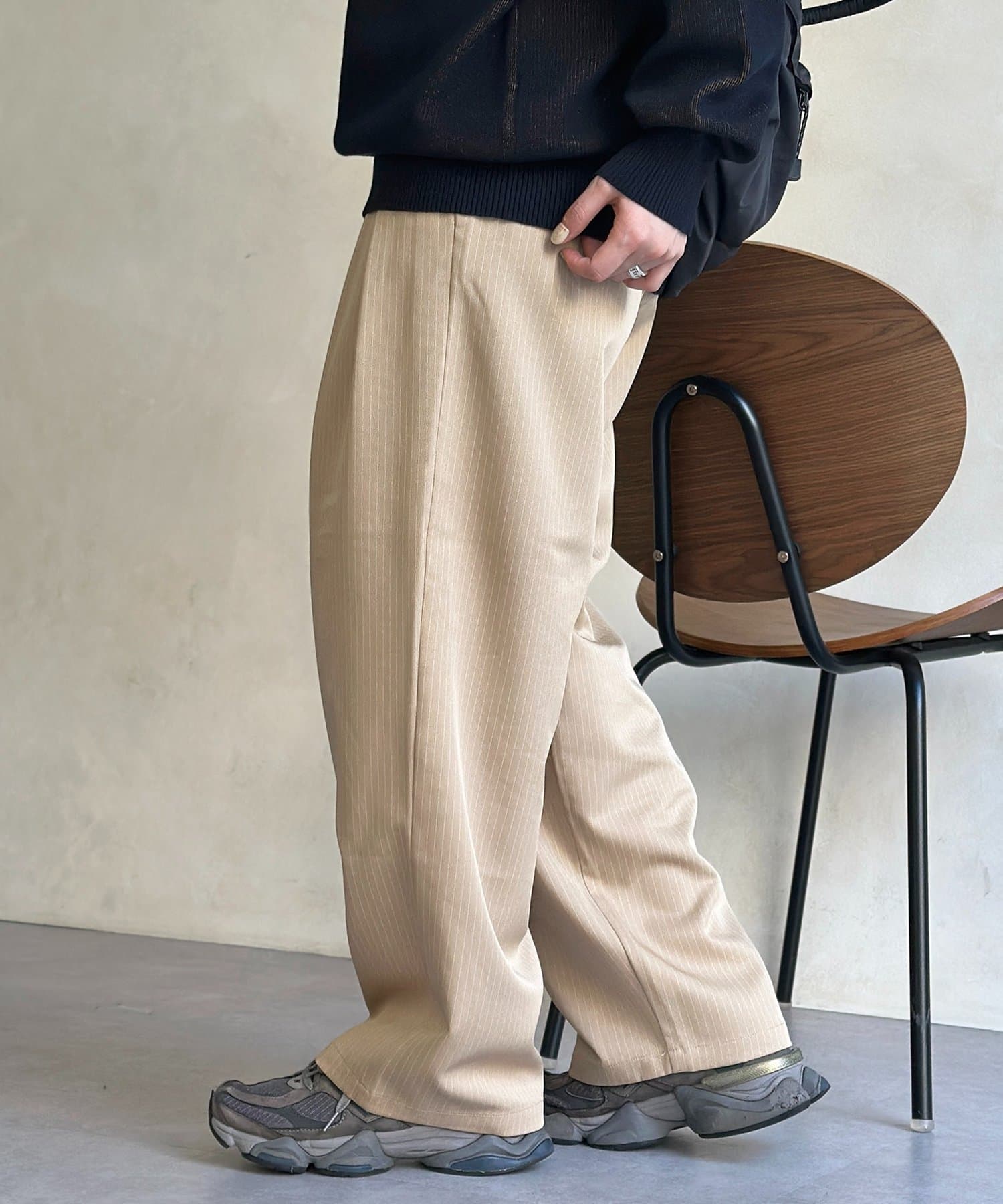 CPCM(シーピーシーエム) 【全骨格対応】タックワイドイージースラックス