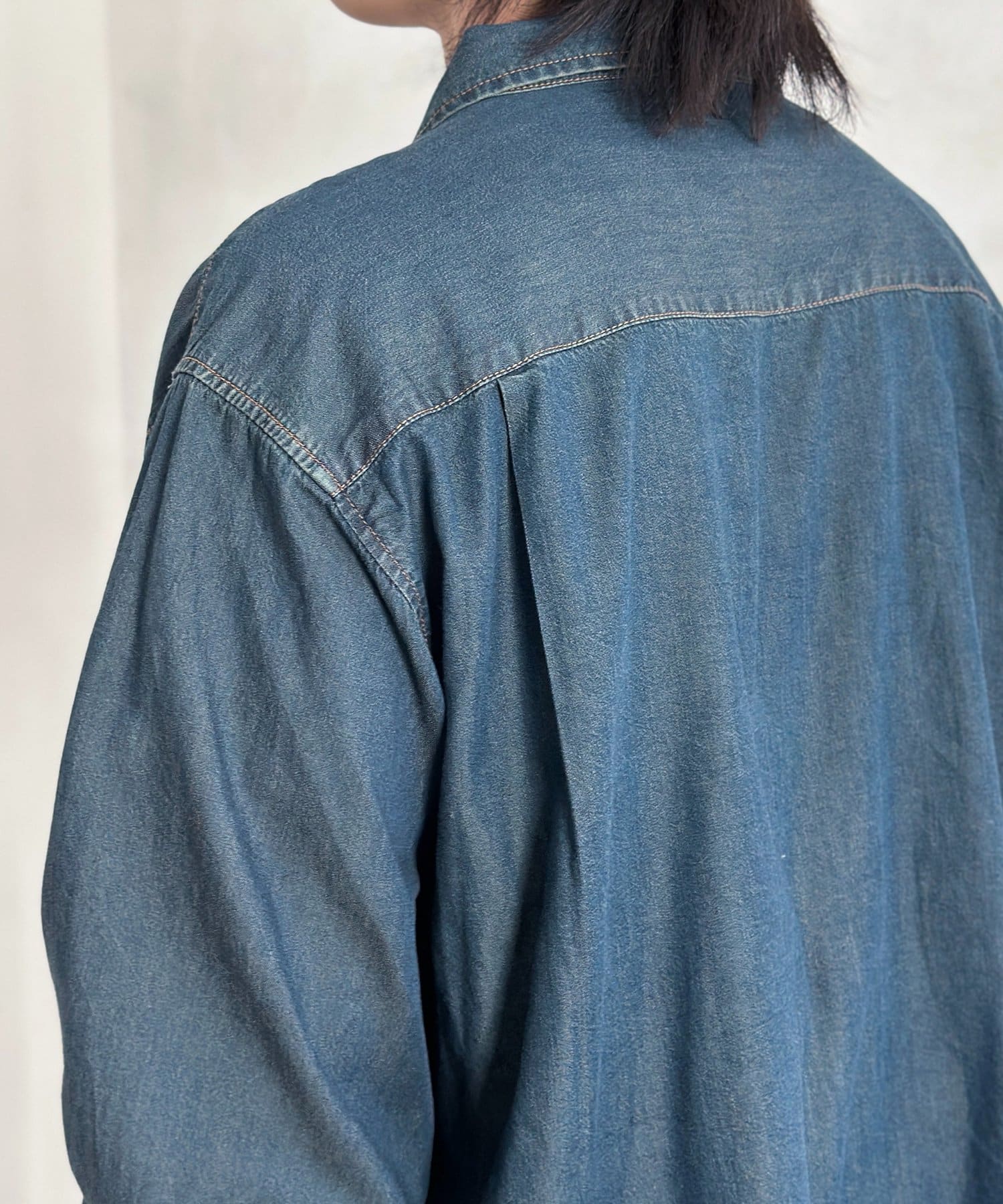 CPCM(シーピーシーエム) デニムジップシャツ