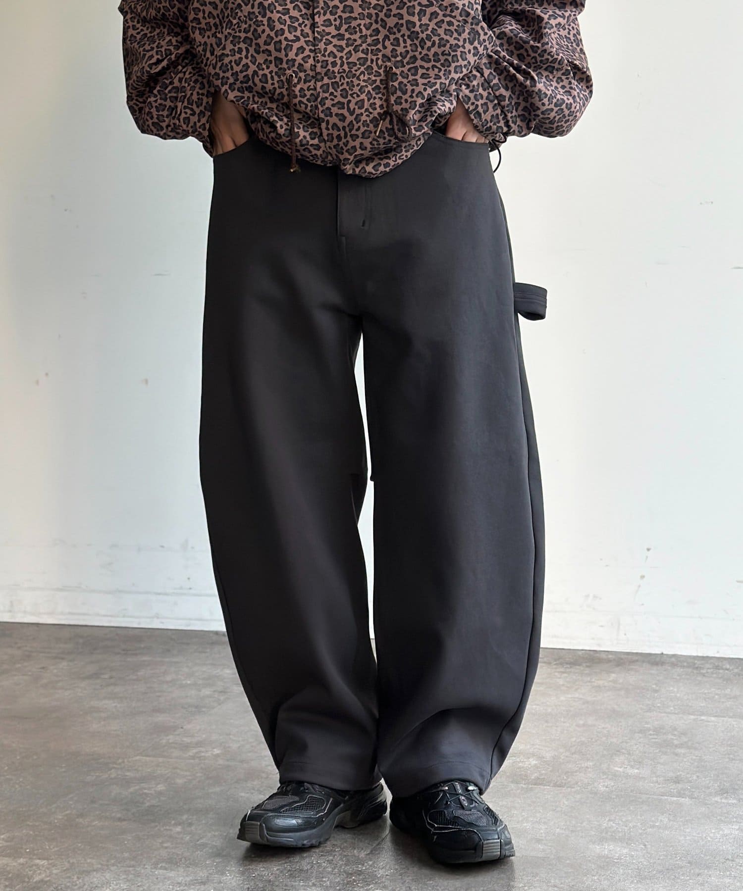 CPCM(シーピーシーエム) ヘビー天竺カーブペインターパンツ