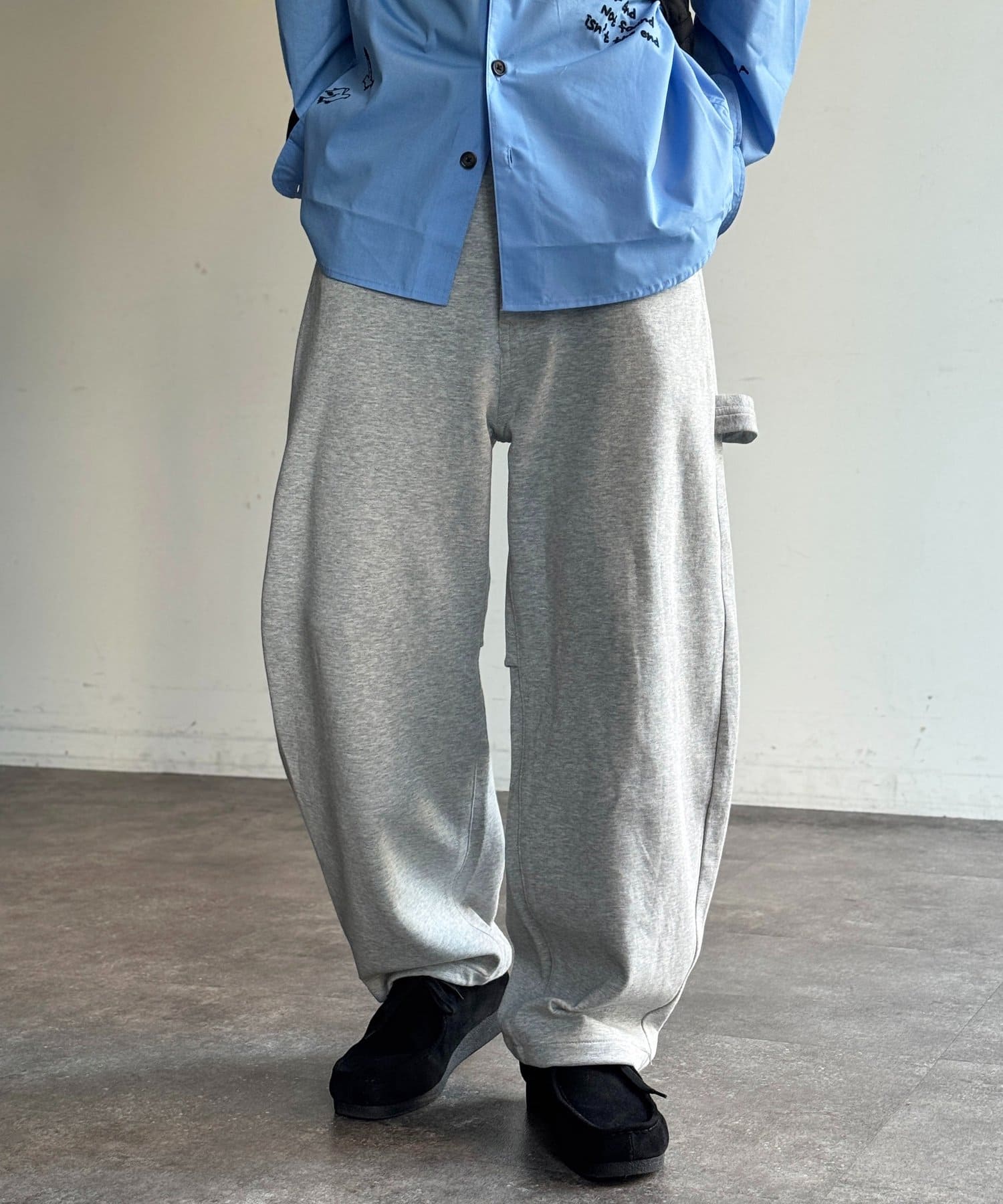 CPCM(シーピーシーエム) ヘビー天竺カーブペインターパンツ