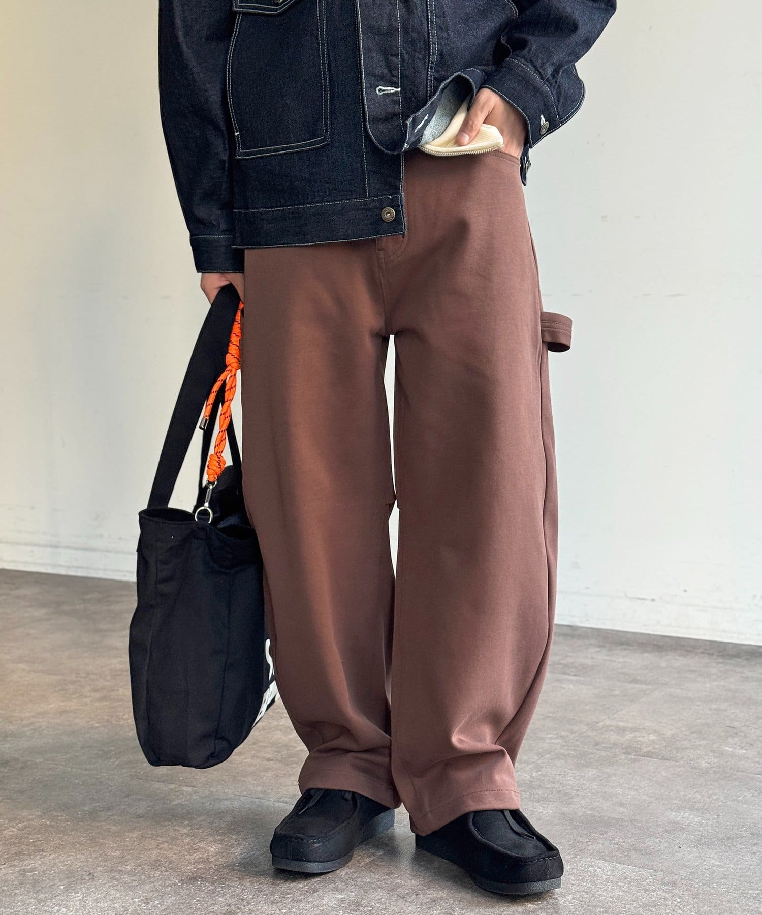 CPCM(シーピーシーエム) ヘビー天竺カーブペインターパンツ