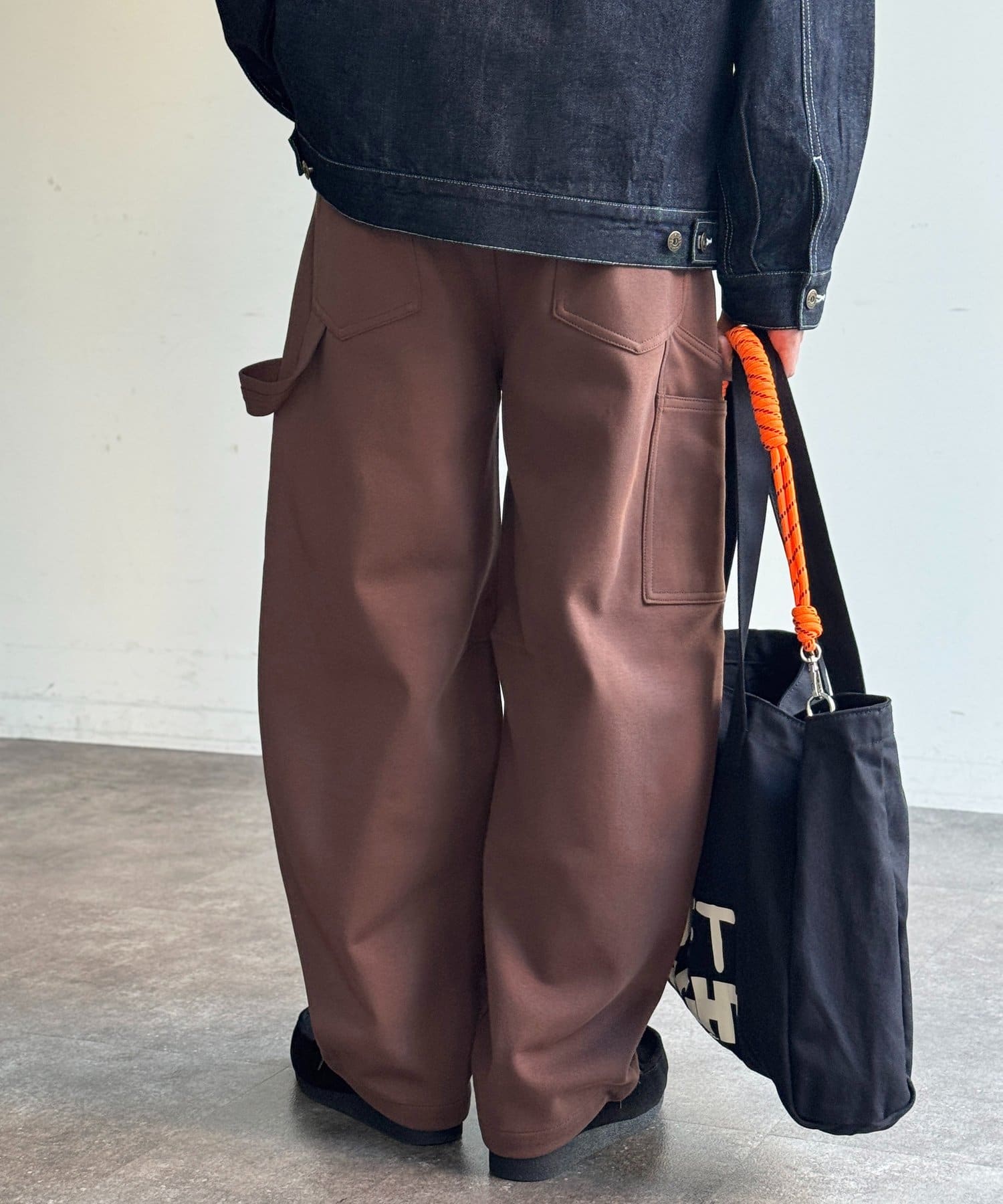 CPCM(シーピーシーエム) ヘビー天竺カーブペインターパンツ