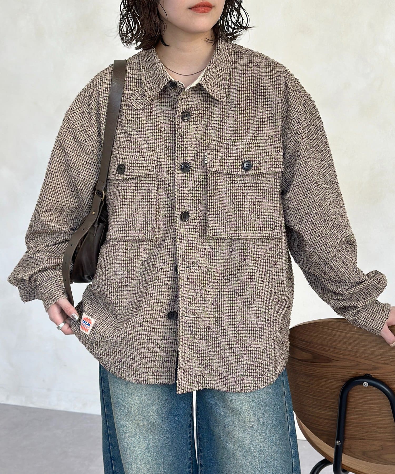 CPCM(シーピーシーエム) アソートチェックCPOジャケット