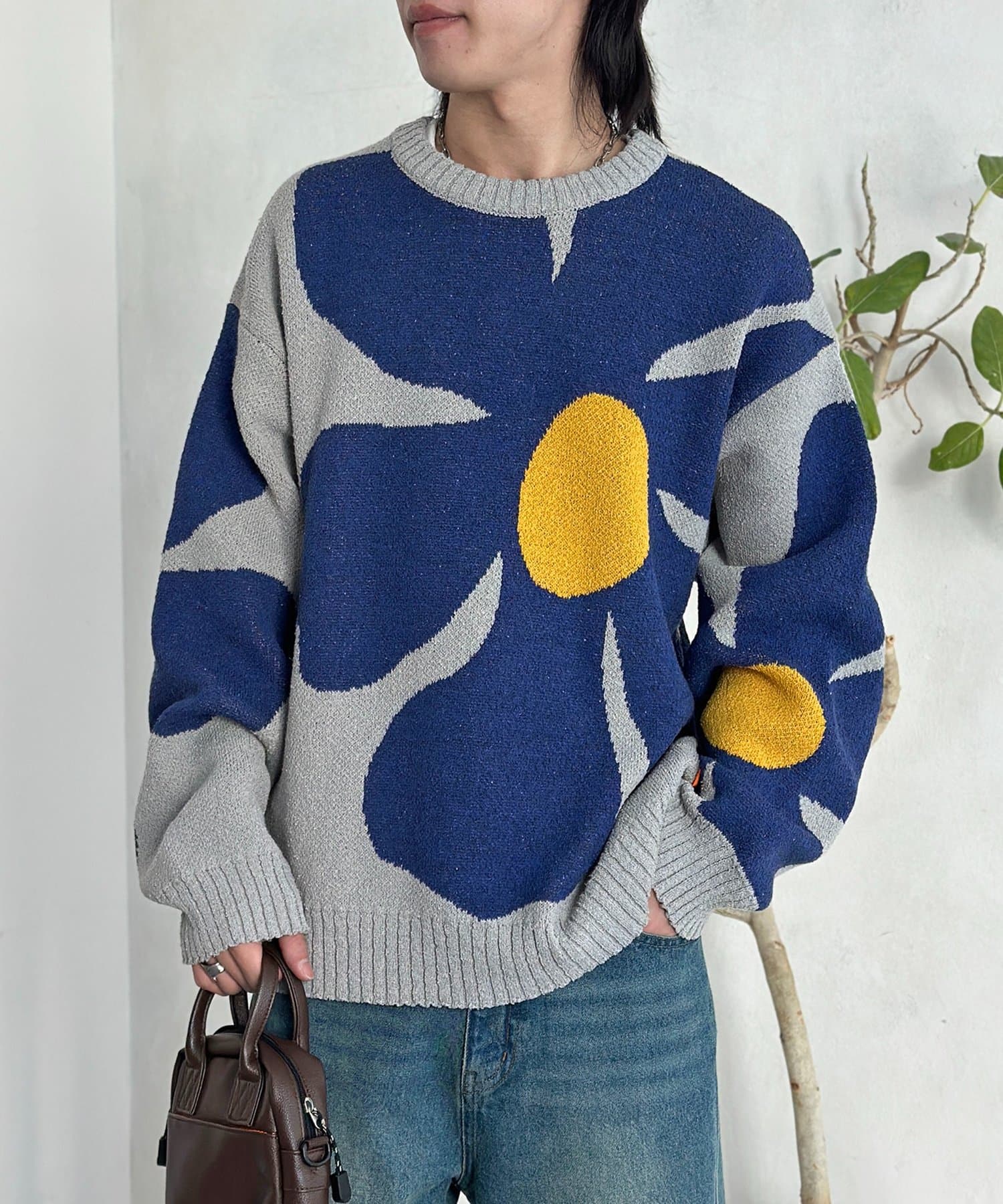 CPCM(シーピーシーエム) フラワージャガードブークレニット