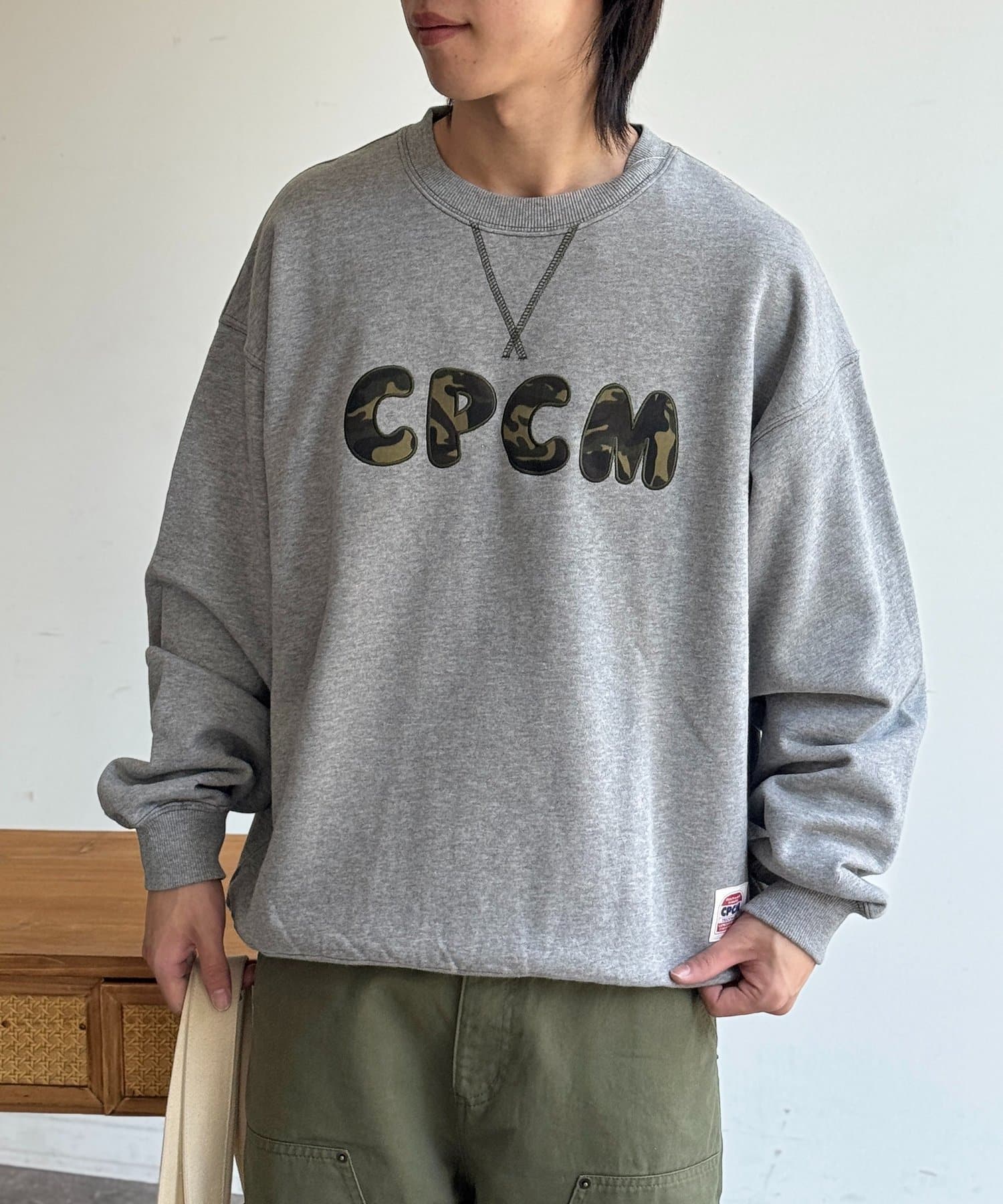 CPCM(シーピーシーエム) CPCMパッチロゴスウェット
