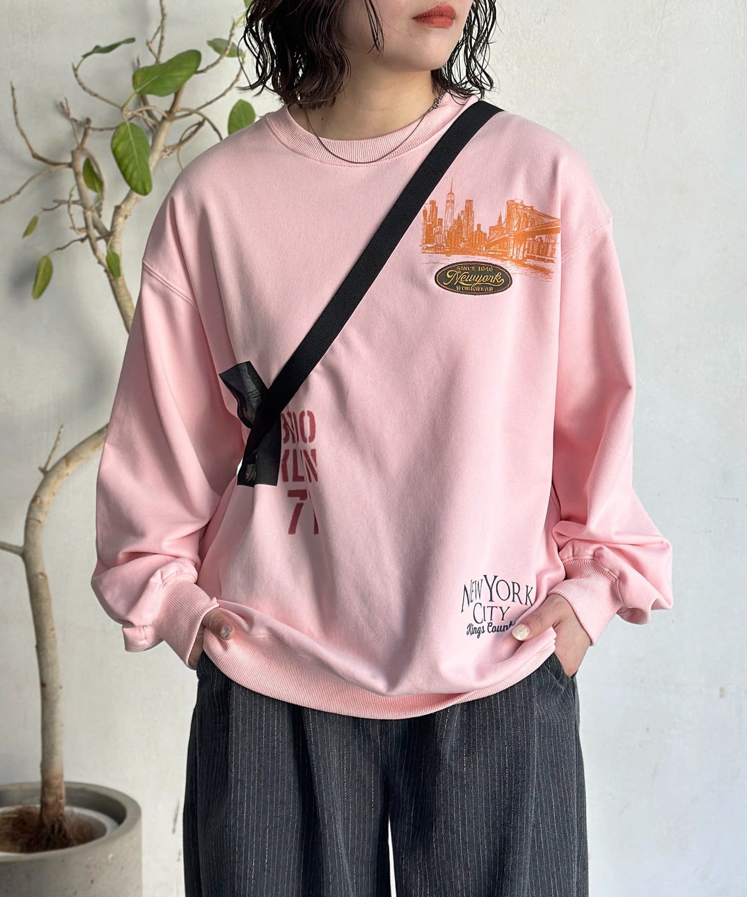 CPCM(シーピーシーエム) 落書き風ロンT