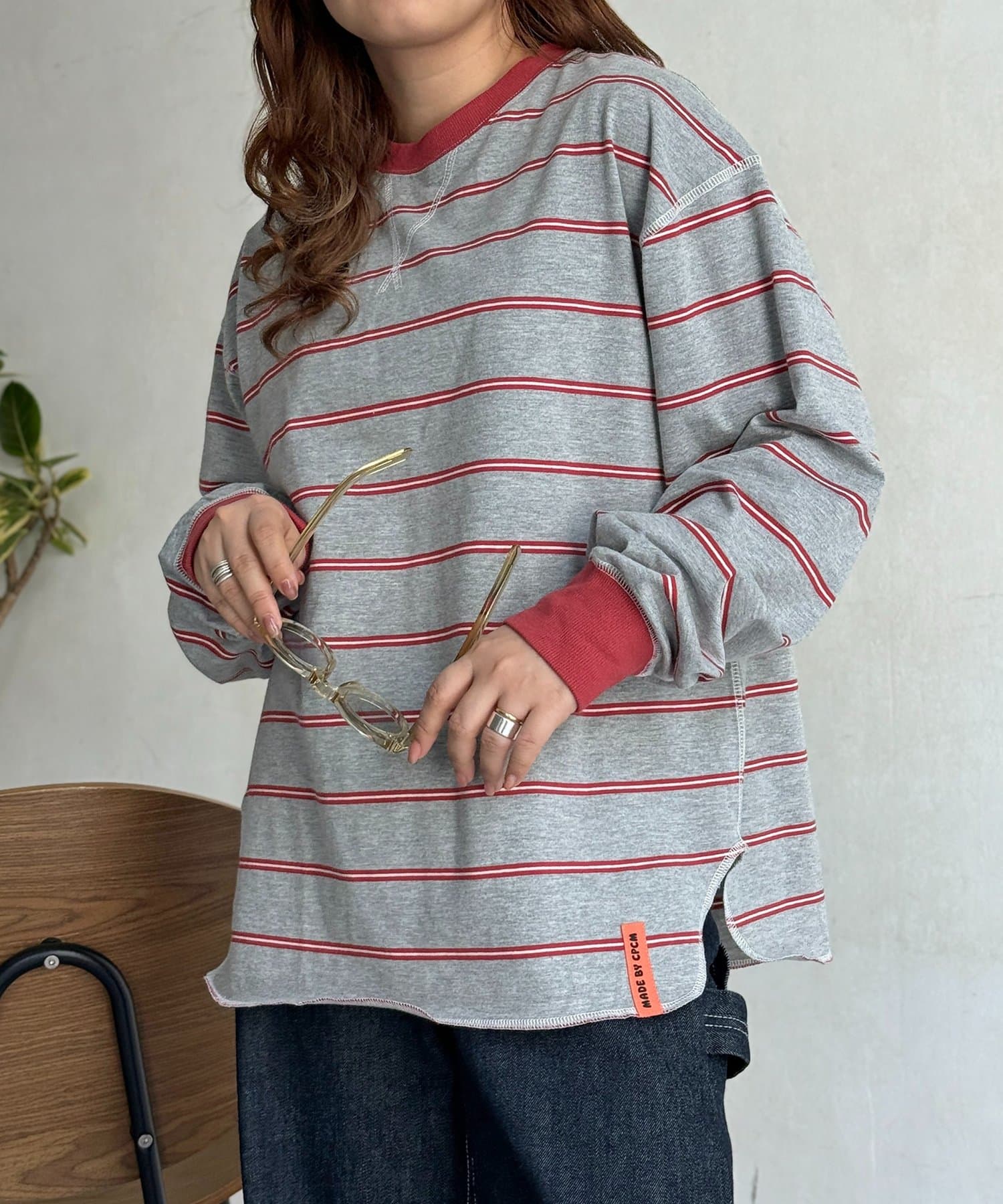 CPCM(シーピーシーエム) レイヤードボーダーロンT