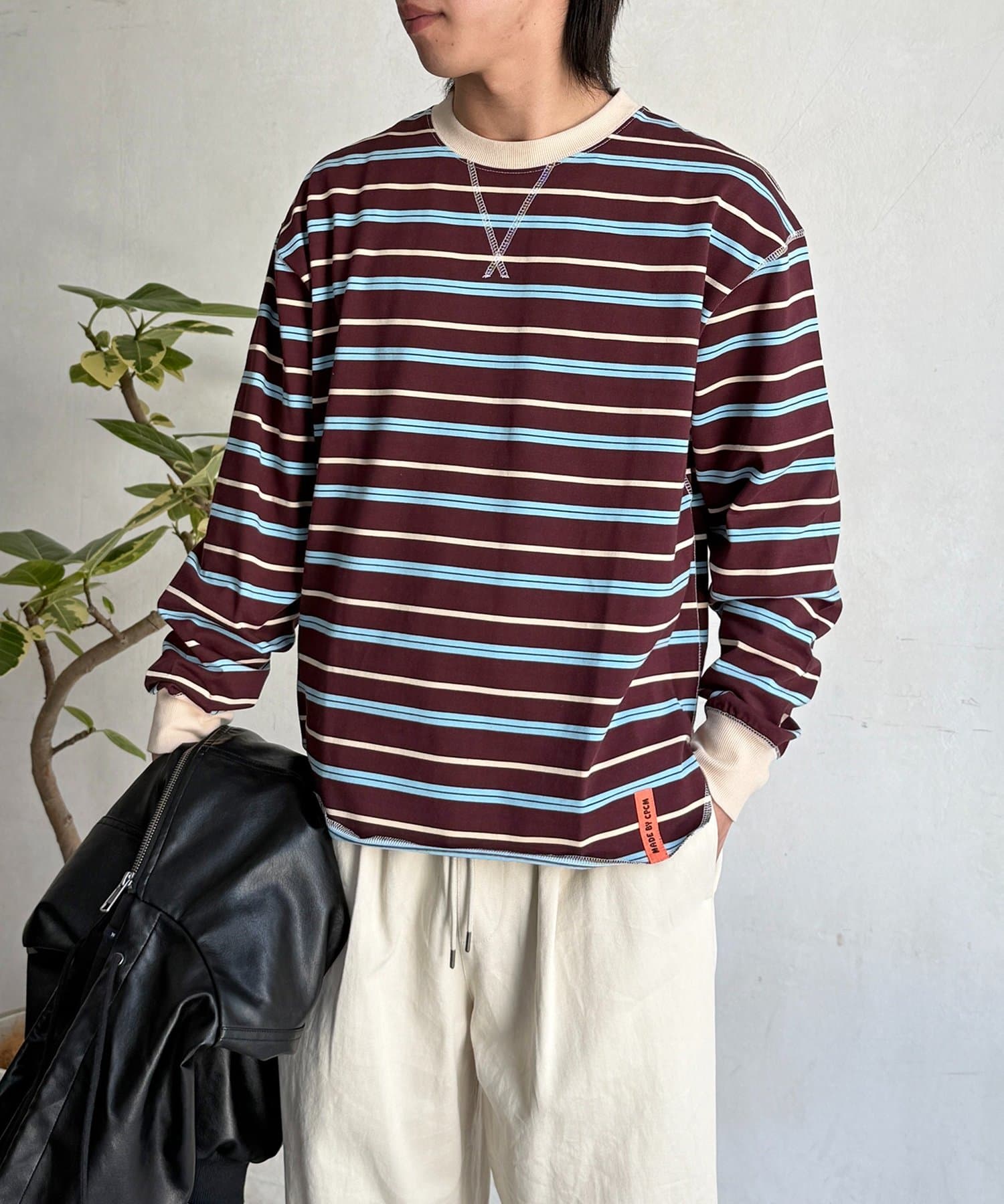 CPCM(シーピーシーエム) レイヤードボーダーロンT