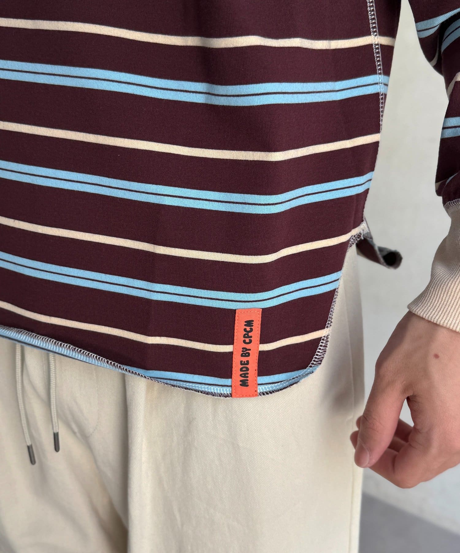 CPCM(シーピーシーエム) レイヤードボーダーロンT