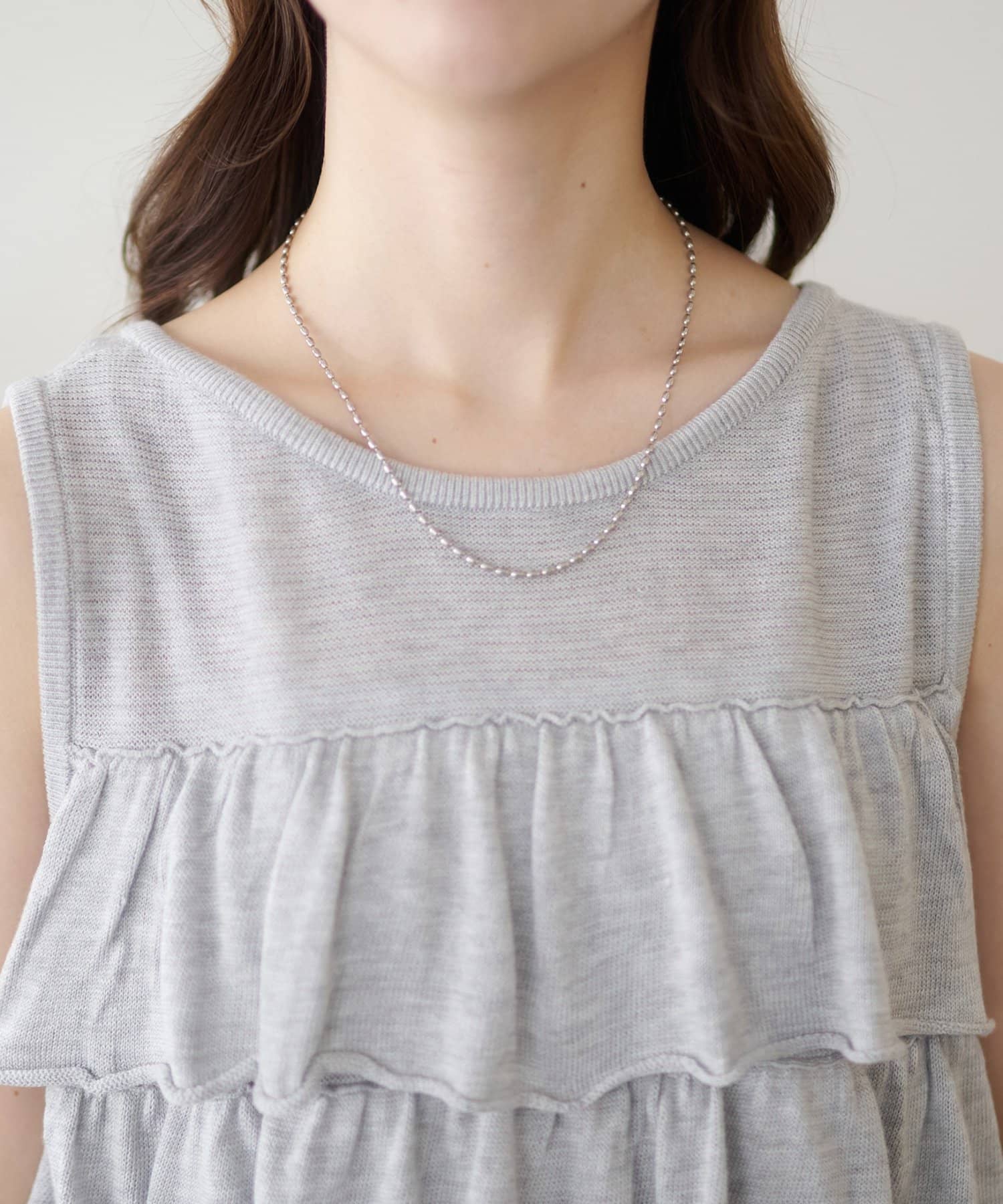 DISCOAT(ディスコート) 【SS先行予約】前後2WAYフリル前開きベスト