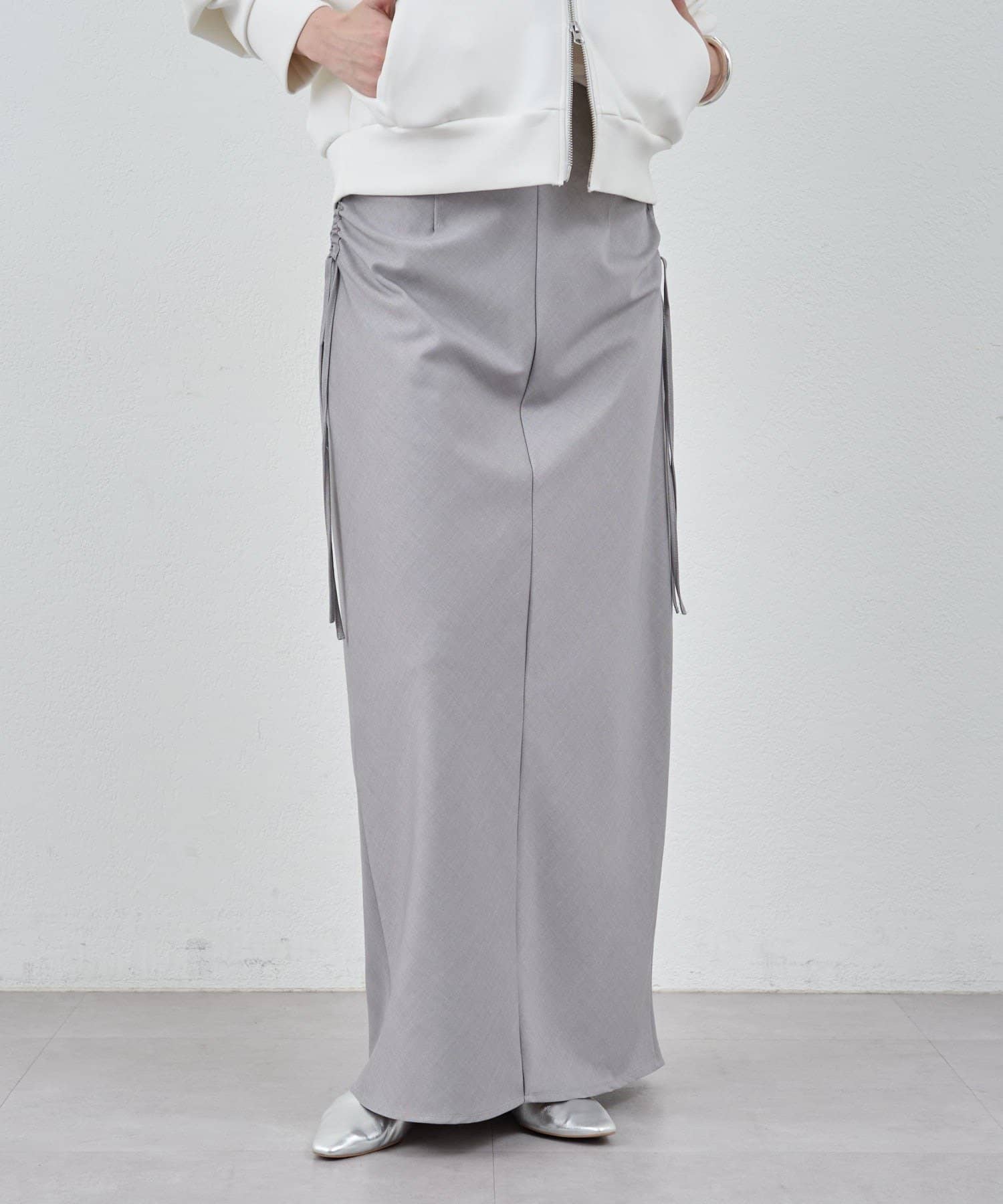 SHENERY(シーナリー) 【26SS予約】サイドギャザースカート