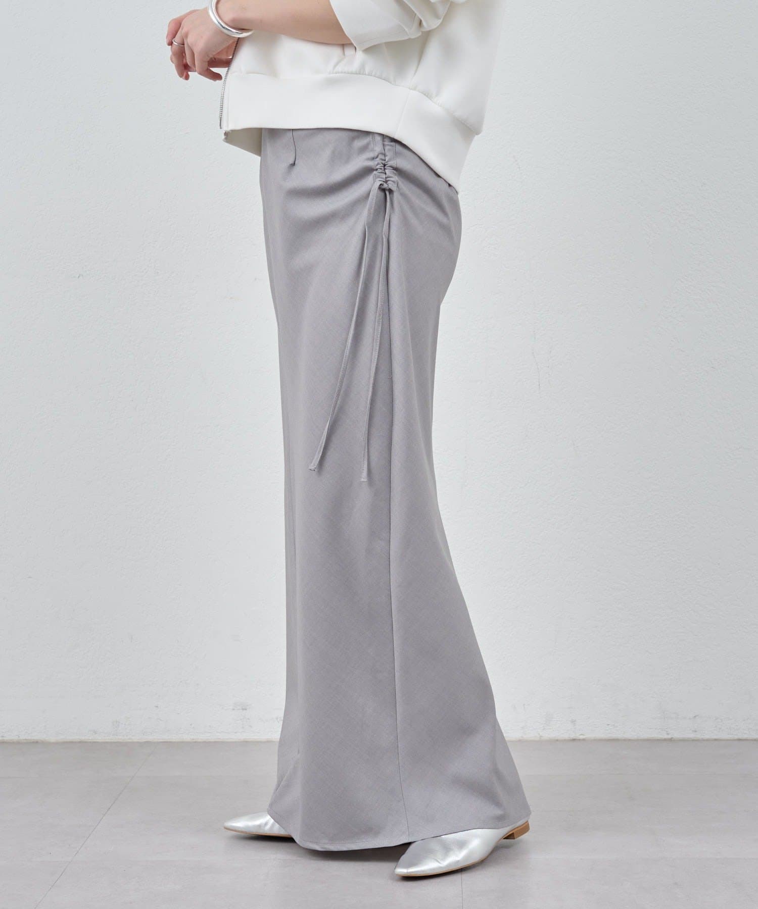 SHENERY(シーナリー) 【26SS予約】サイドギャザースカート