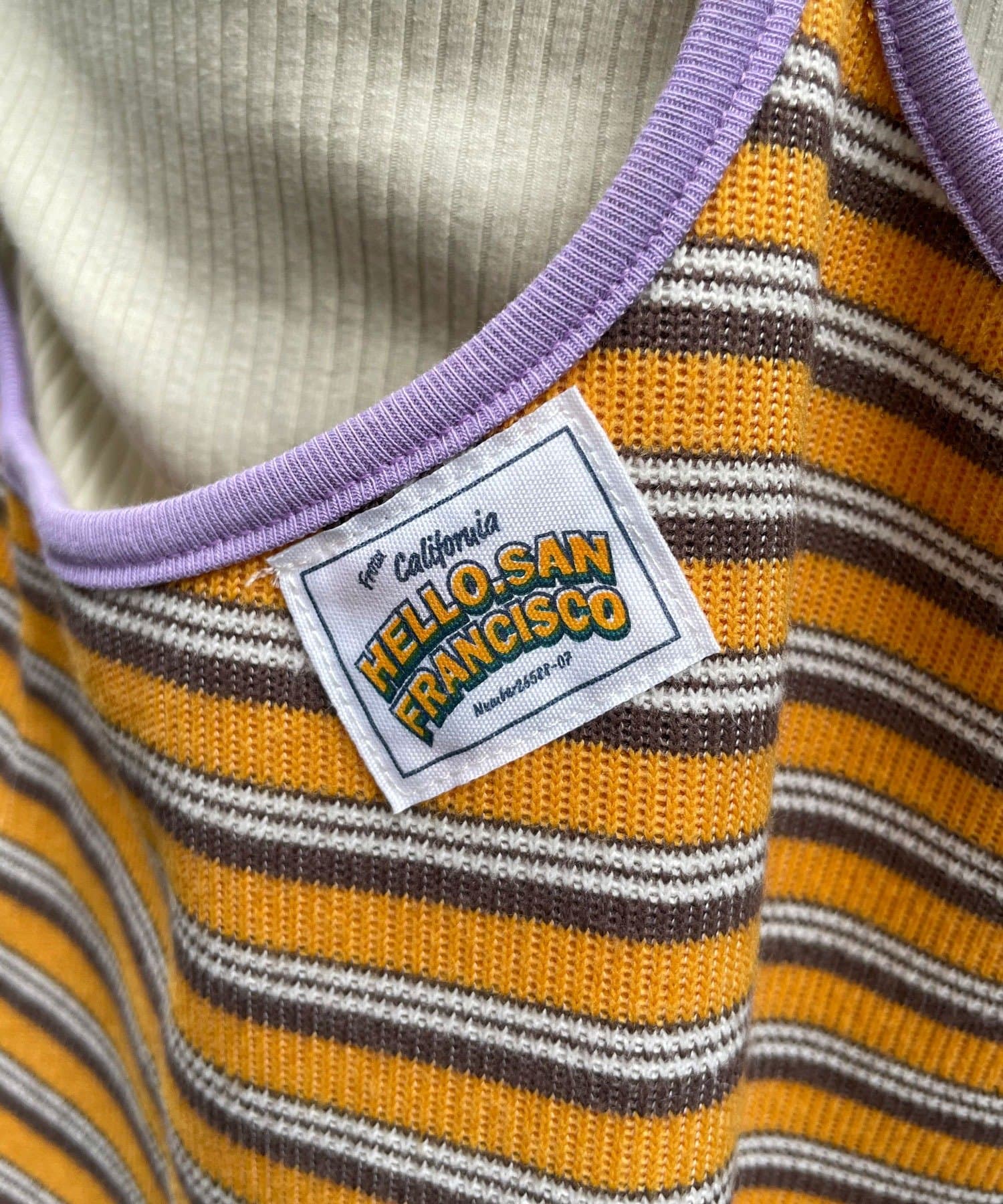 OUTLET(アウトレット) 【Ciaopanic】H.Sボーダーフラワーカットキャミチュニック