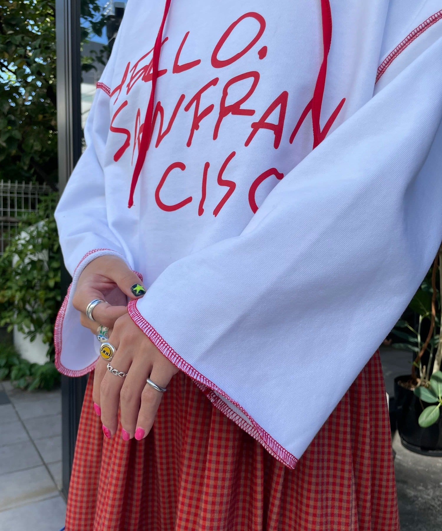 OUTLET(アウトレット) 【Ciaopanic】H.Sフーディープリントパーカー