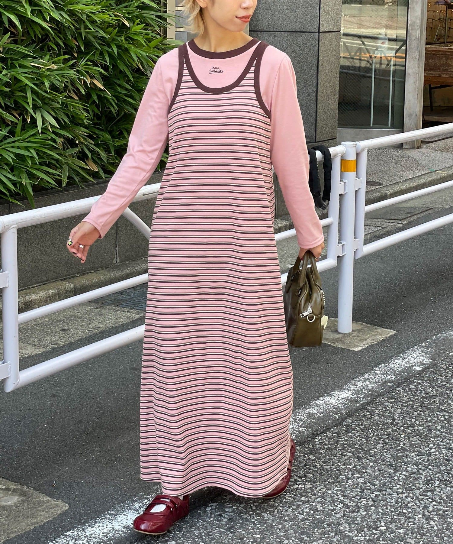 OUTLET(アウトレット) 【Ciaopanic】H.Sインナー付きアシメタンクワンピース