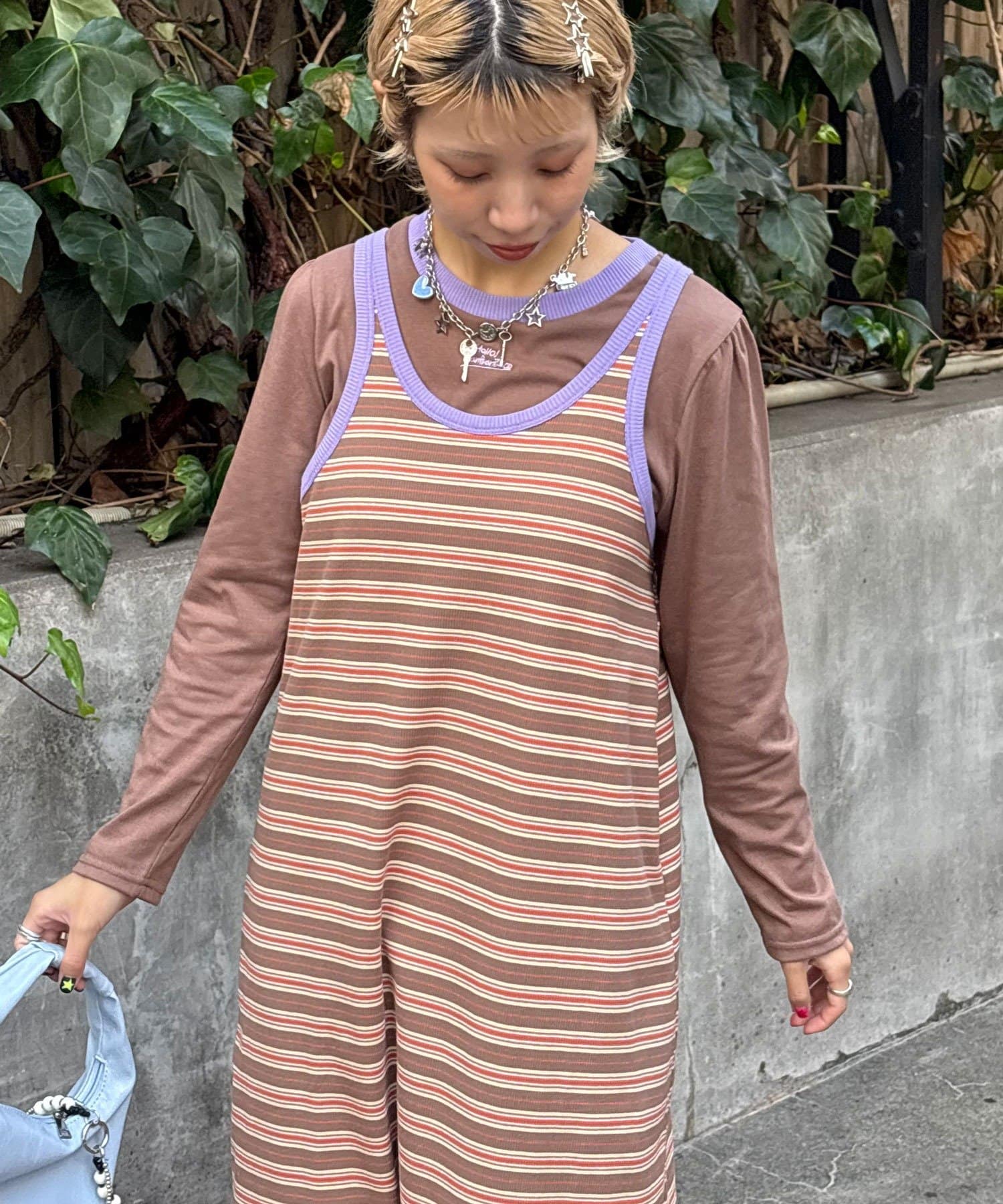 OUTLET(アウトレット) 【Ciaopanic】H.Sインナー付きアシメタンクワンピース