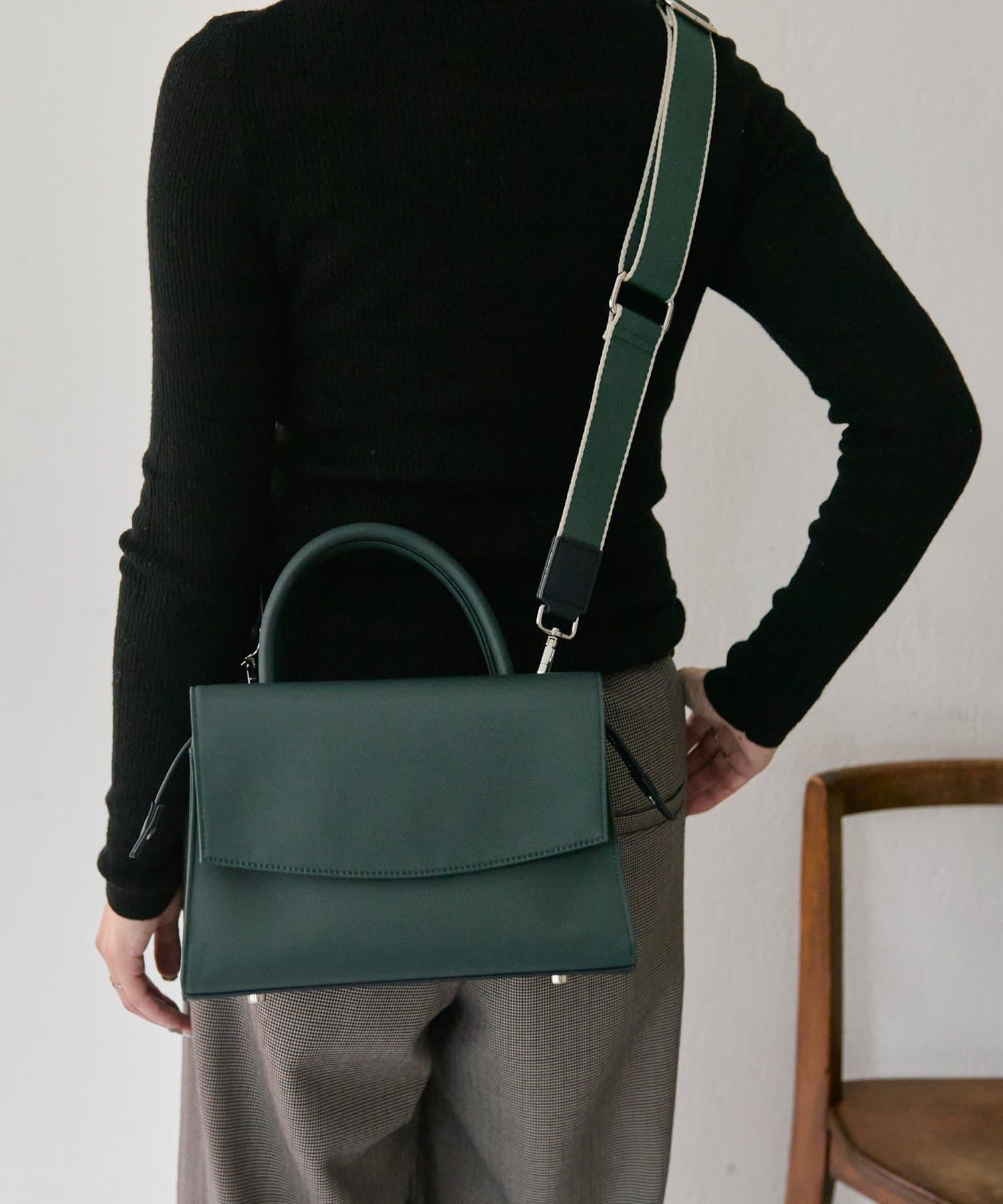 OUTLET(アウトレット) 【ear PAPILLONNER】きれいめ撥水トートバッグS