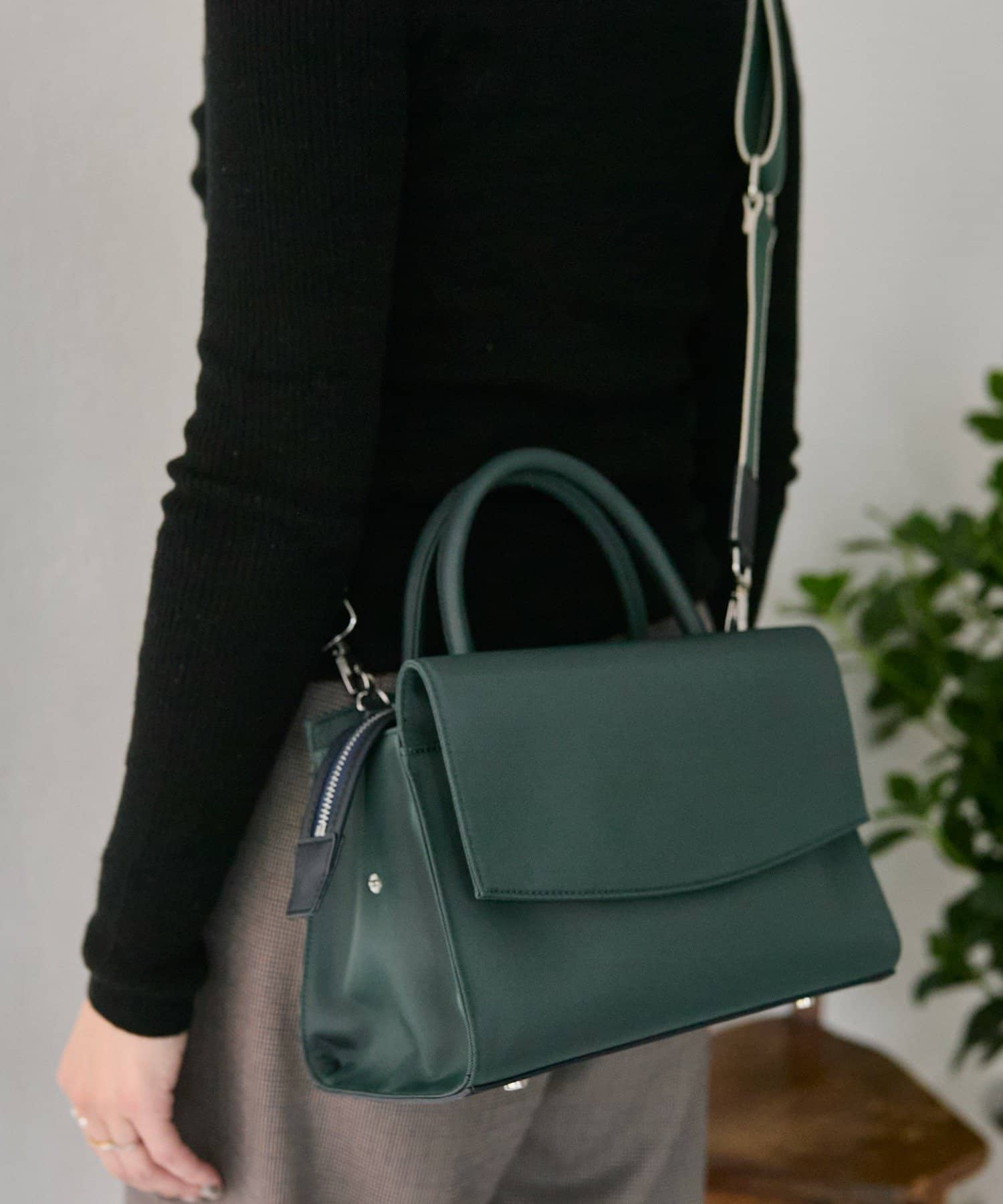 OUTLET(アウトレット) 【ear PAPILLONNER】きれいめ撥水トートバッグS