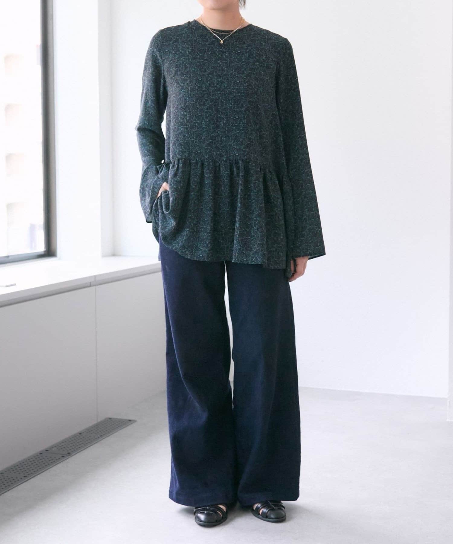 OUTLET(アウトレット) 【ear PAPILLONNER】花柄プリントチュニック【SUM1 STYLE】