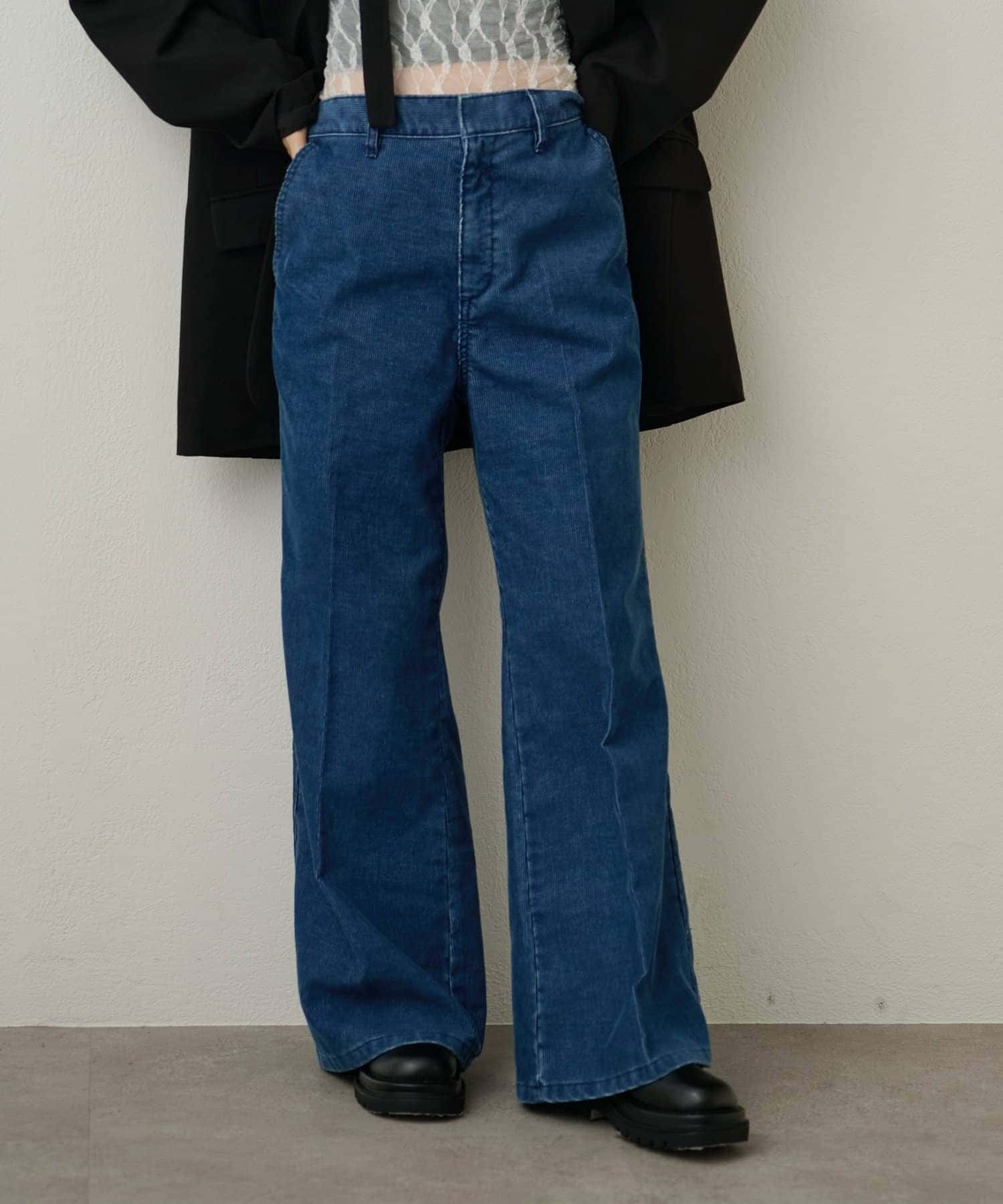 OUTLET(アウトレット) 【Omekashi】コーデュロイパンツ