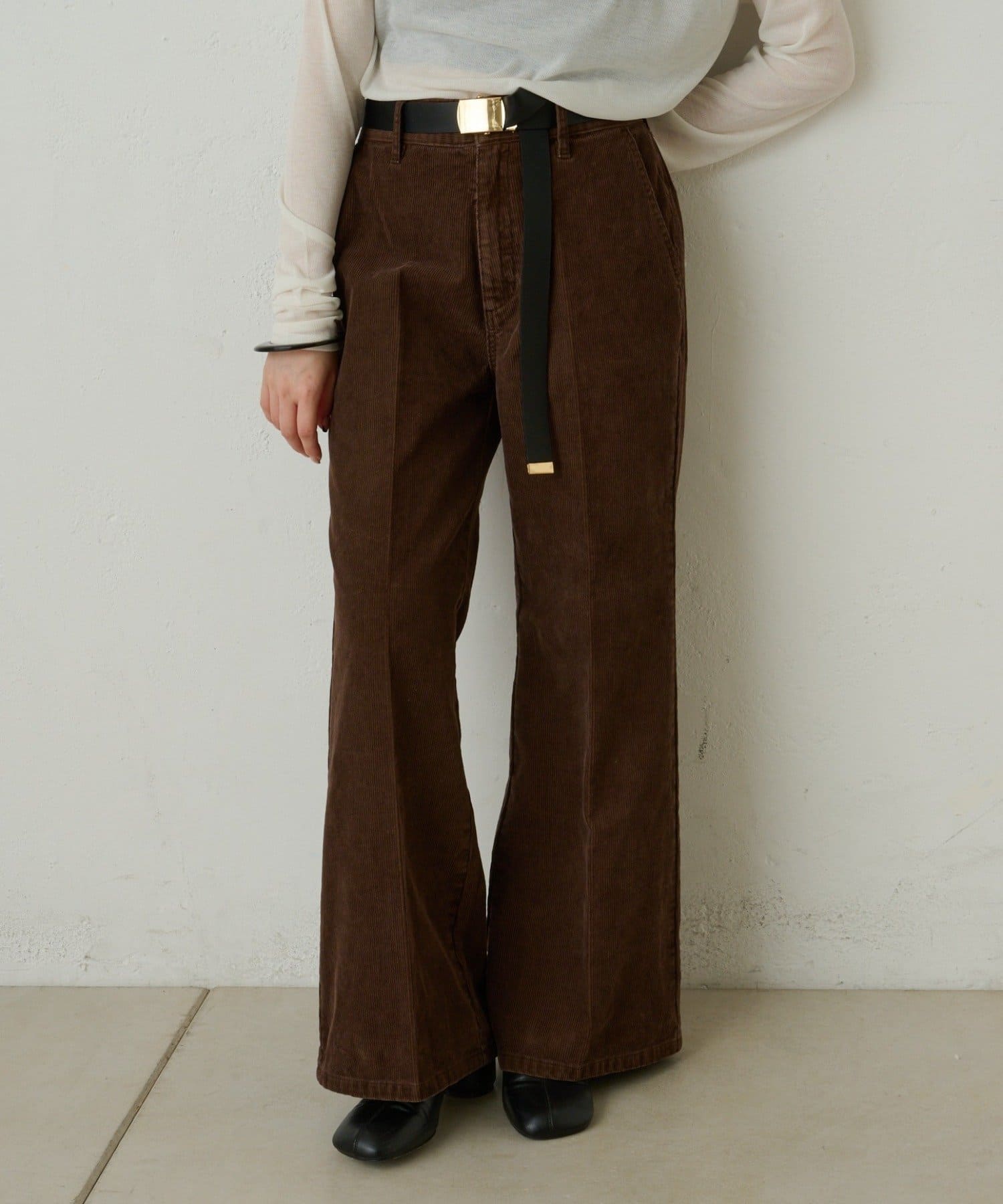OUTLET(アウトレット) 【Omekashi】コーデュロイパンツ