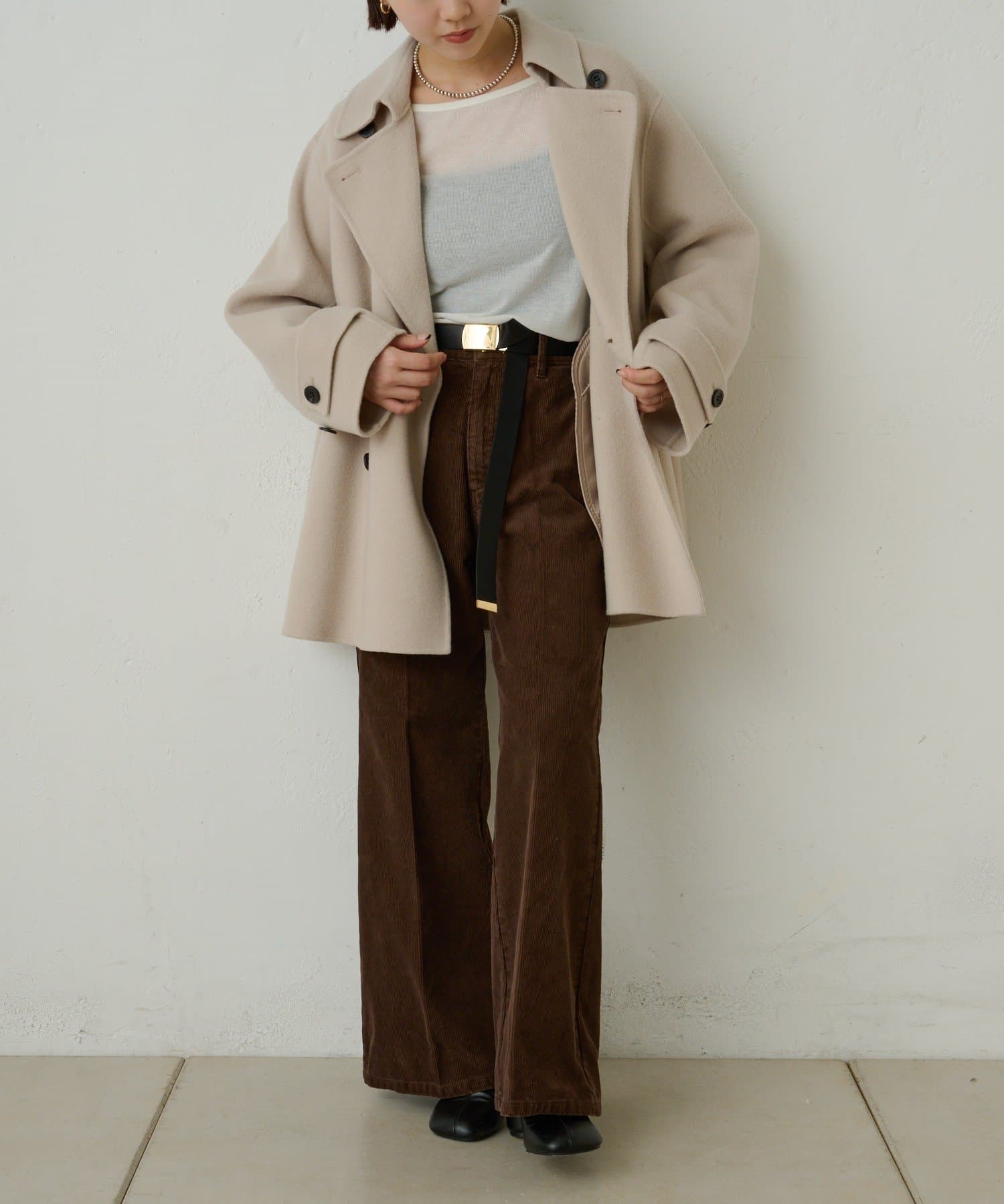 OUTLET(アウトレット) 【Omekashi】コーデュロイパンツ