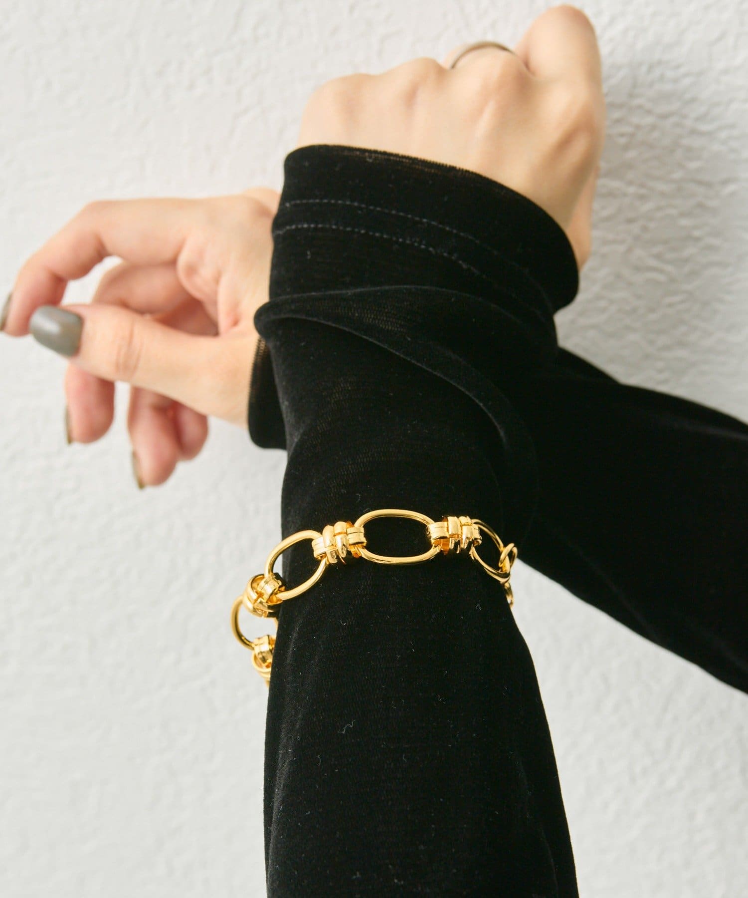 OUTLET(アウトレット) 【ear PAPILLONNER】ビッグチェーンブレスレット