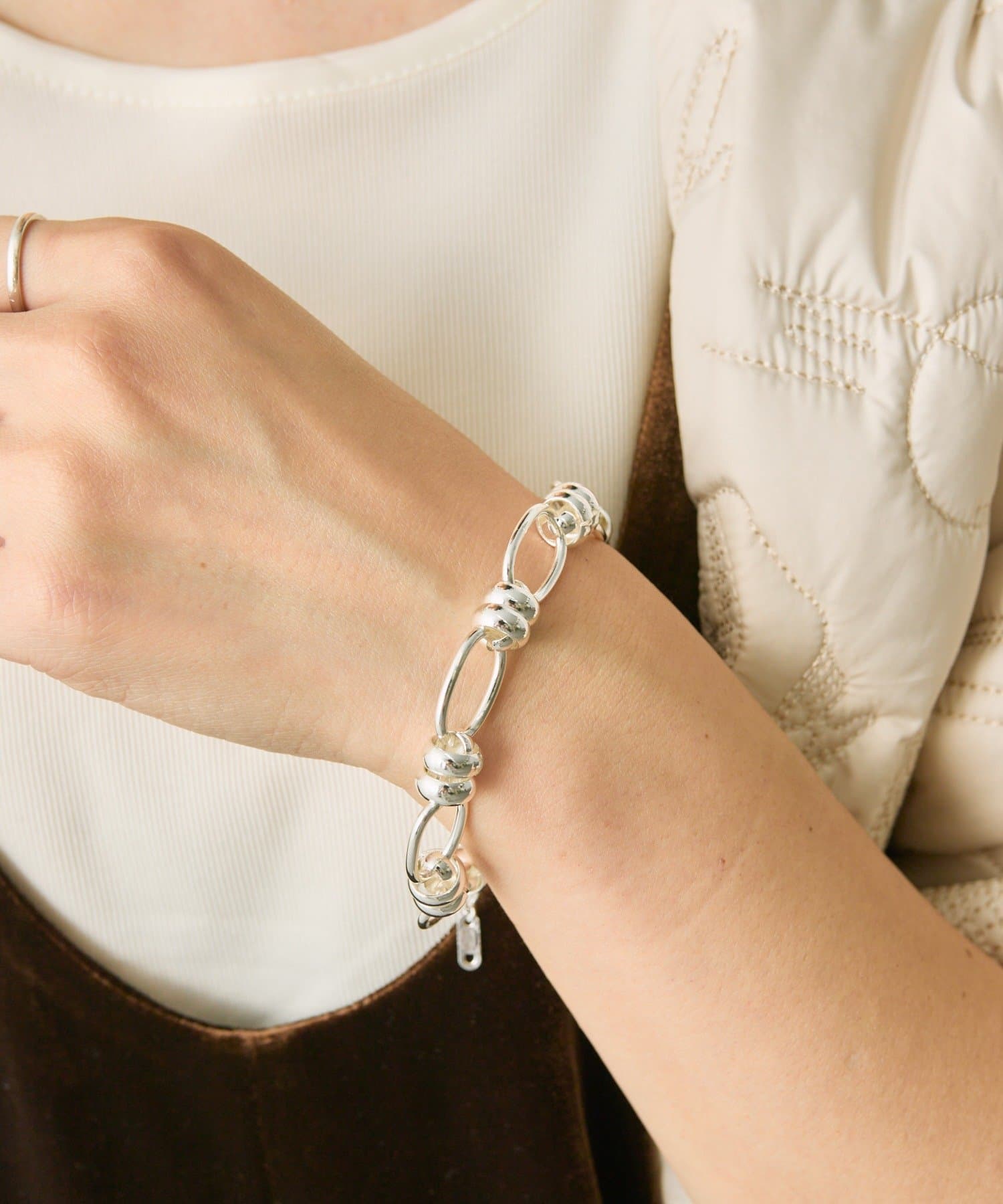 OUTLET(アウトレット) 【ear PAPILLONNER】ビッグチェーンブレスレット