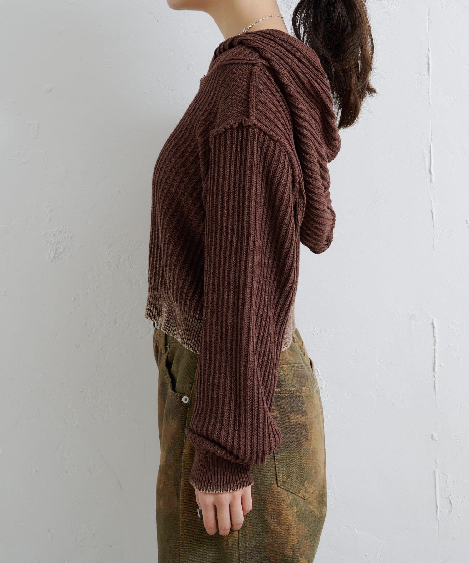 OUTLET(アウトレット) 【Kastane】ピグメントリバーシブルパーカー