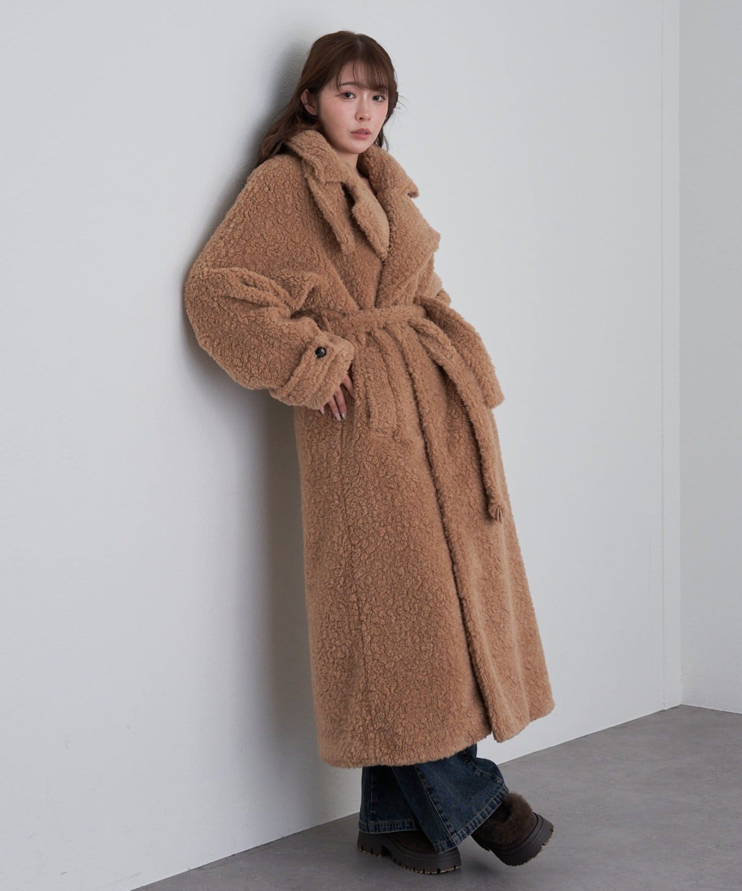 OUTLET(アウトレット) 【RAY CASSIN】スーパーロングジャケットコート