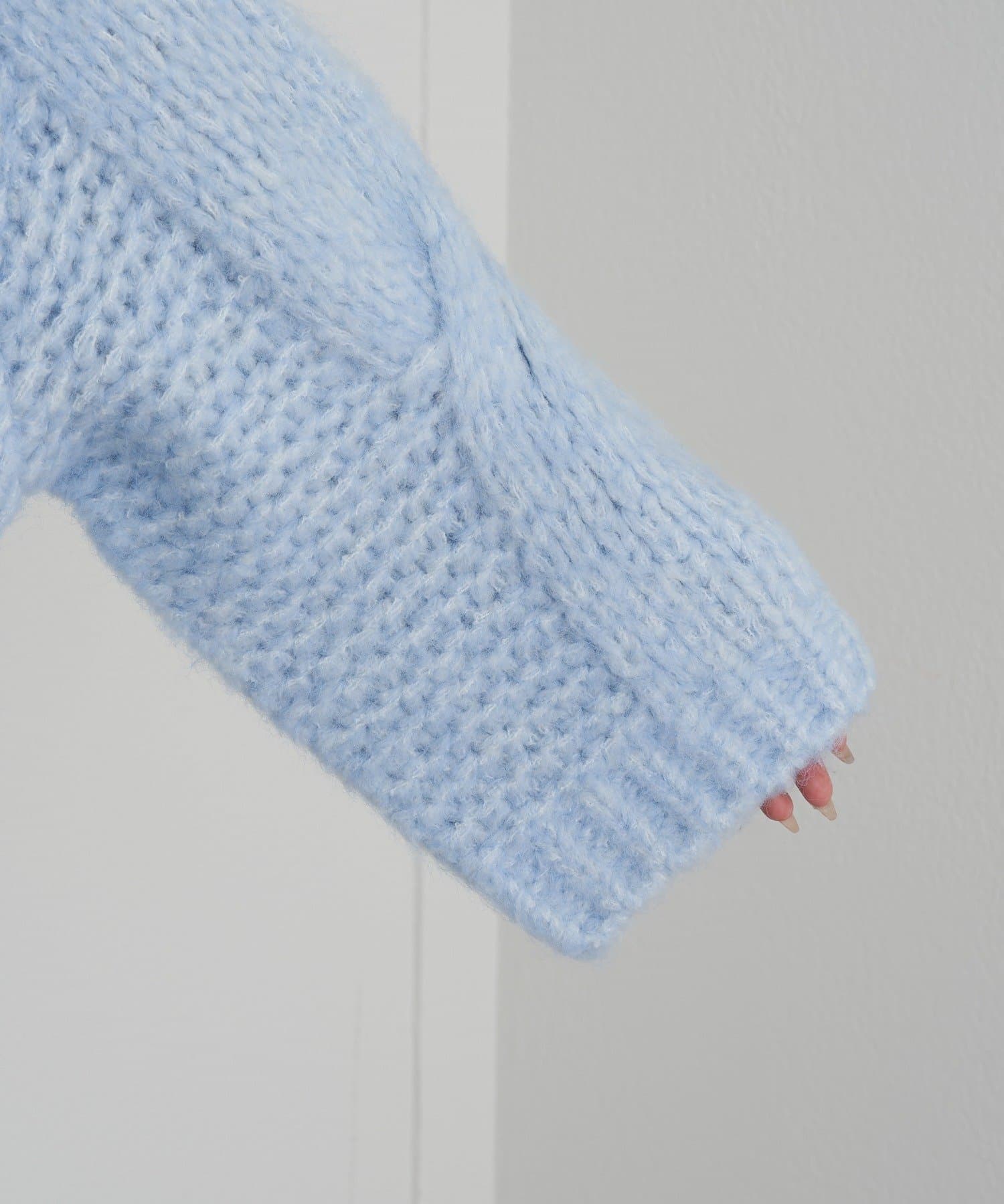 OUTLET(アウトレット) 【RAY CASSIN】ケーブルルーズチュニックニット