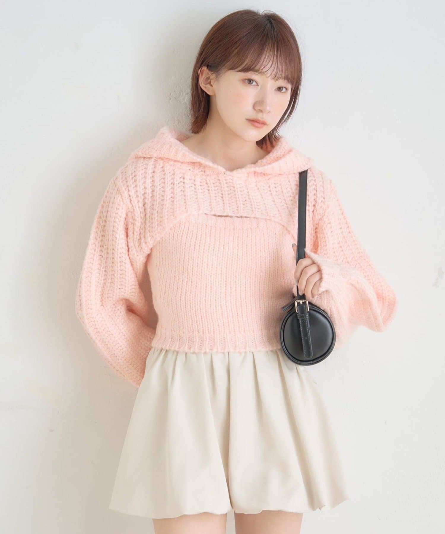 OUTLET(アウトレット) 【mystic】ニットパーカーSET