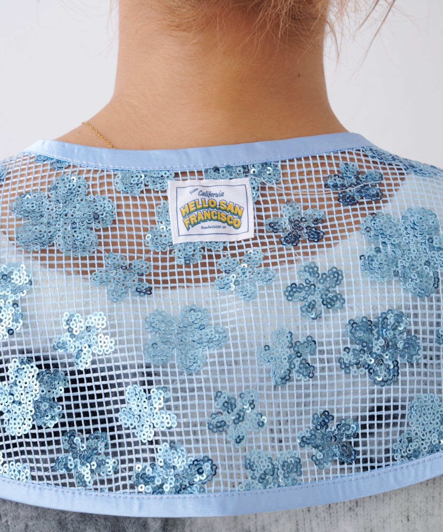 OUTLET(アウトレット) 【CIAOPANIC TYPY】H.Sスパンコール付け衿