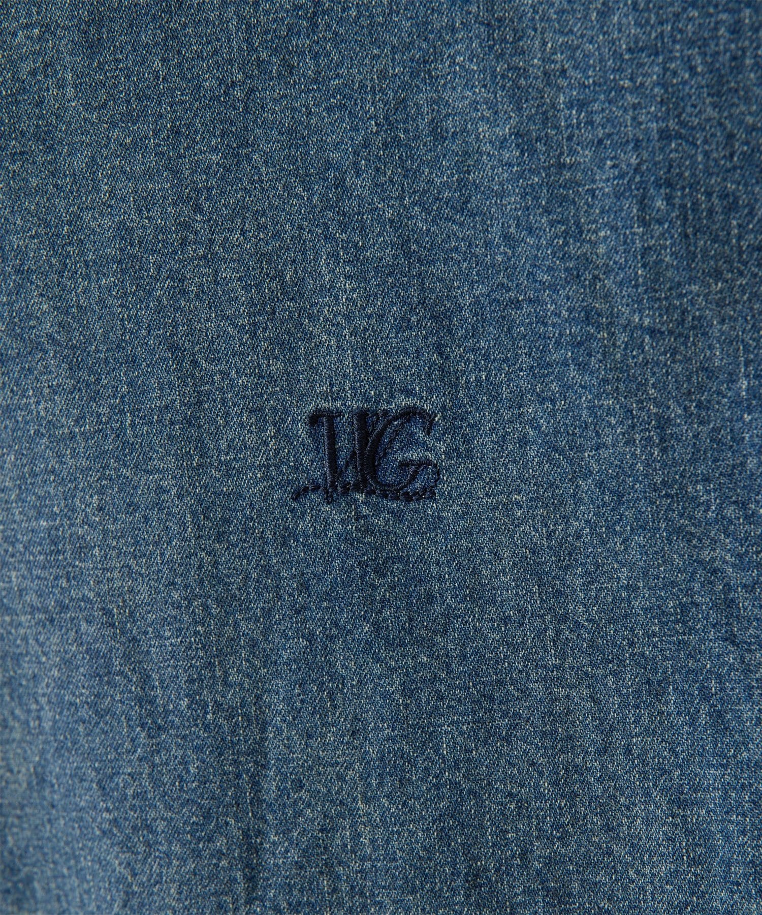 Whim Gazette(ウィム ガゼット) DENIM刺繍チュニックシャツ