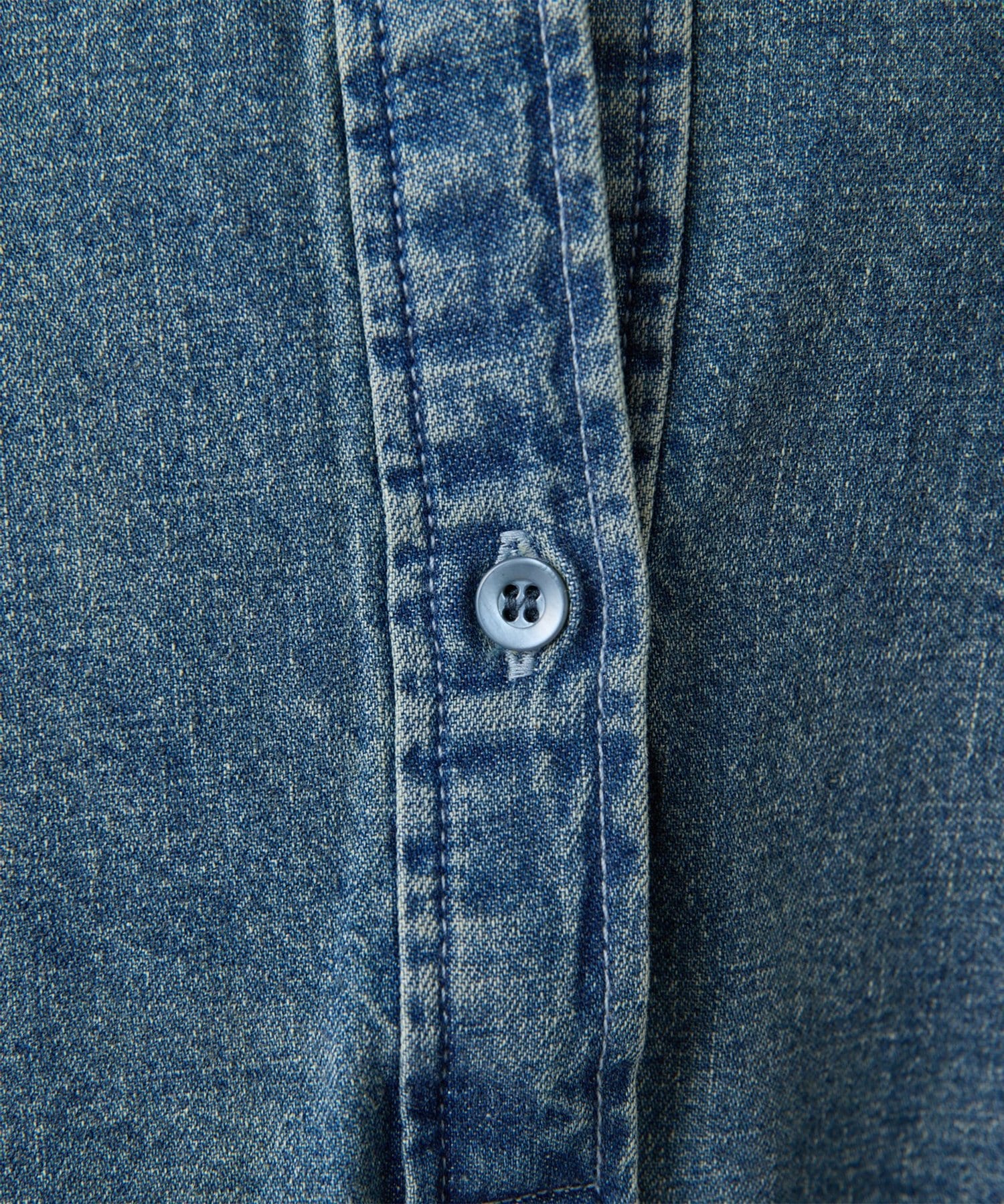 Whim Gazette(ウィム ガゼット) DENIM刺繍チュニックシャツ