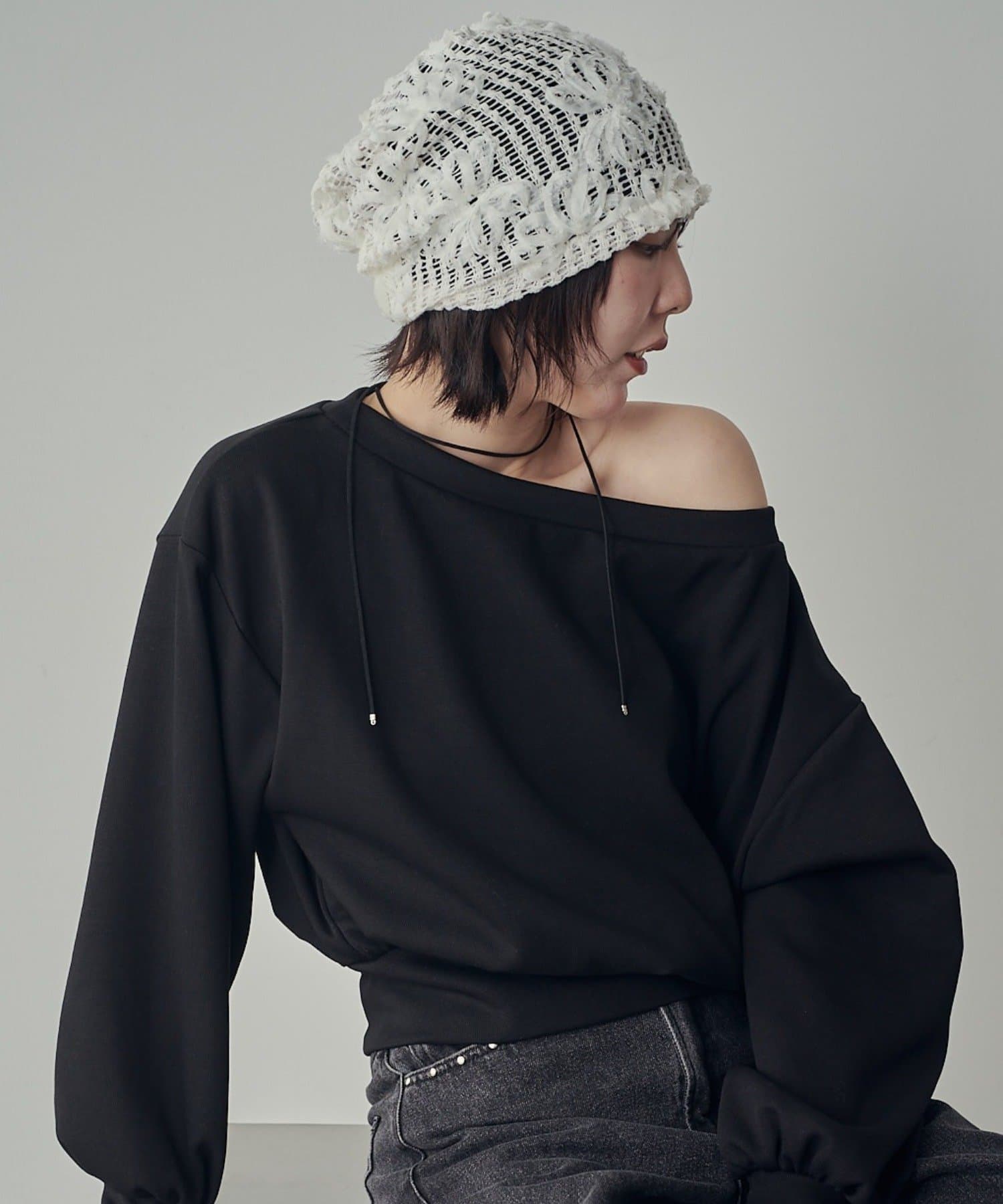 -goocy-(グーシー) レースフラワービーニー