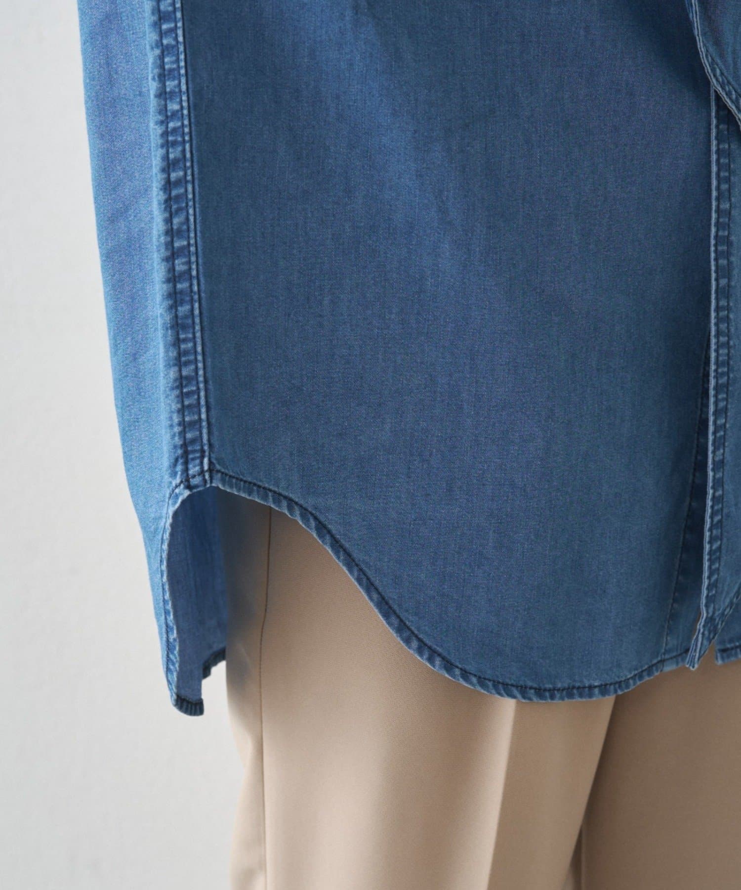 LOUNGEDRESS(ラウンジドレス) ライトデニムボウタイブラウス