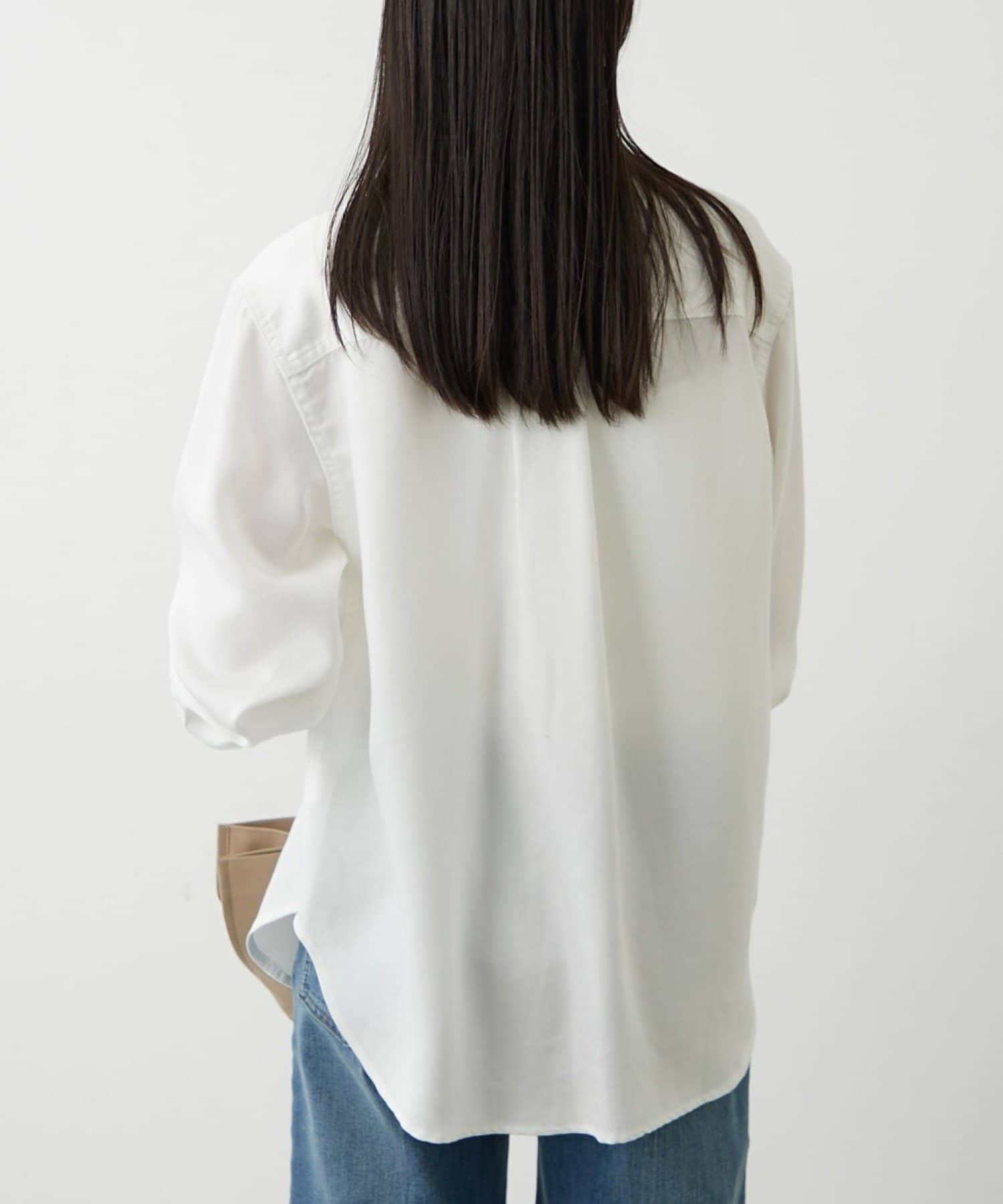 LOUNGEDRESS(ラウンジドレス) ライトデニムボウタイブラウス