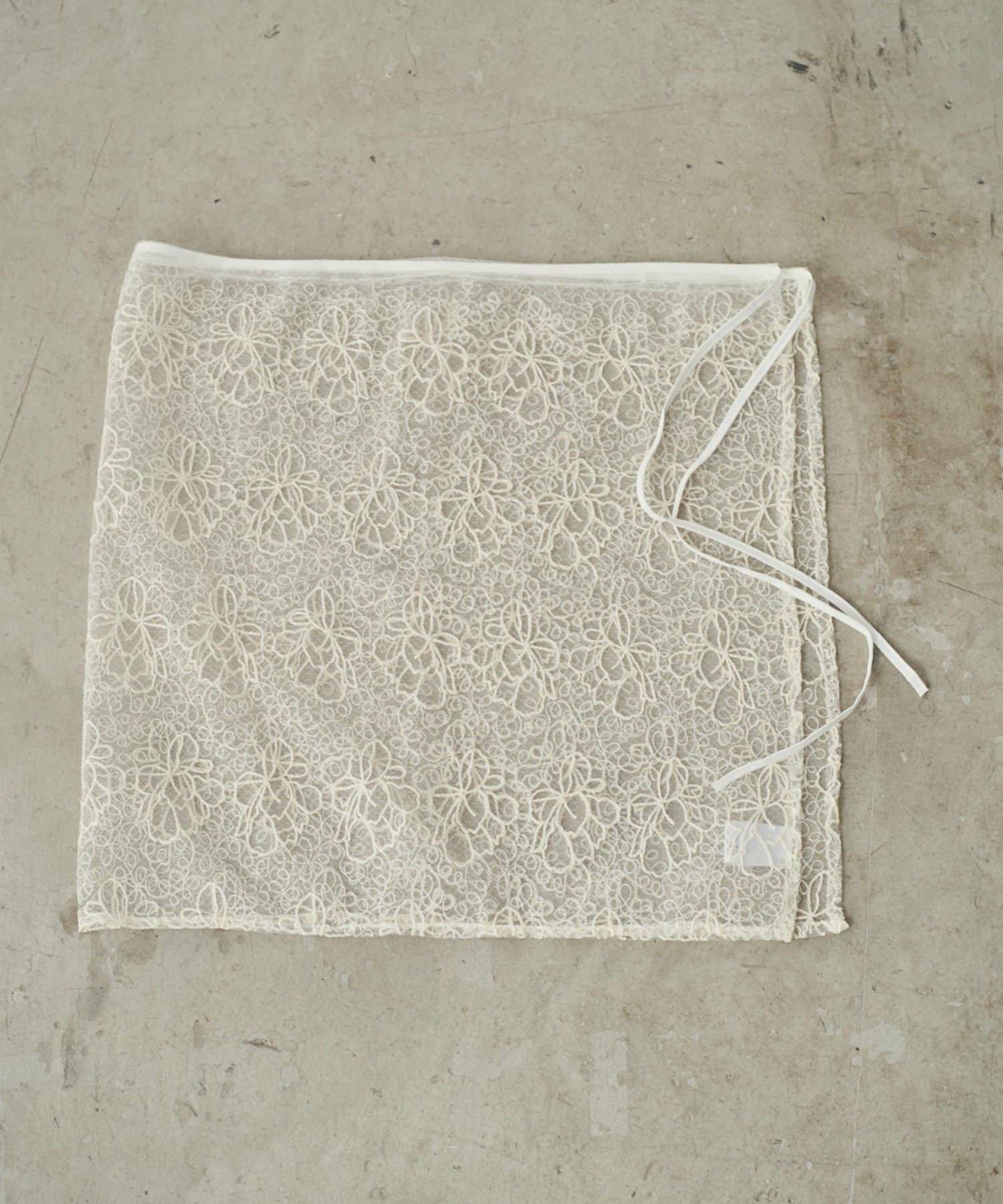 -goocy-(グーシー) 【プラスワンアイテム】レースフラワースカーフ