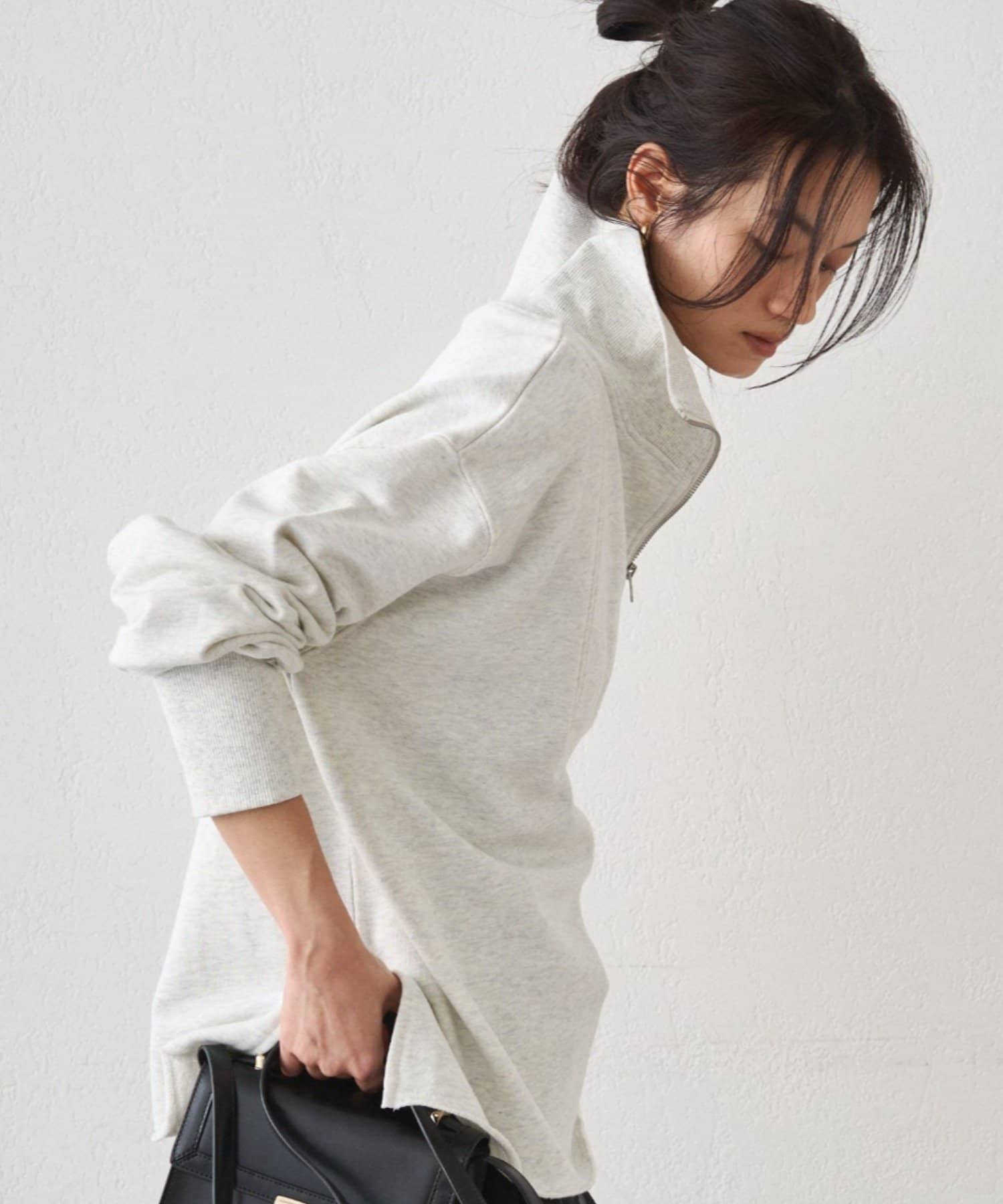 LOUNGEDRESS(ラウンジドレス) ハーフZIPプルオーバー