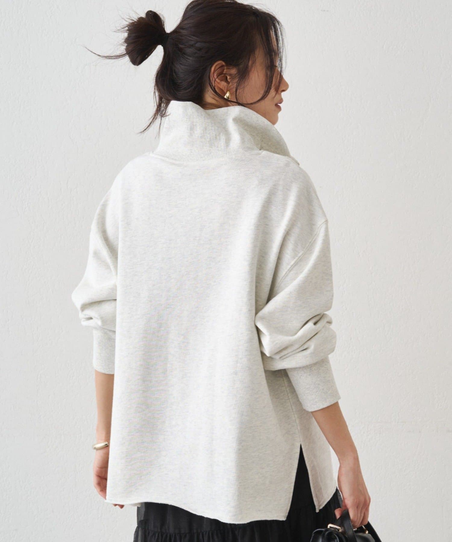 LOUNGEDRESS(ラウンジドレス) ハーフZIPプルオーバー