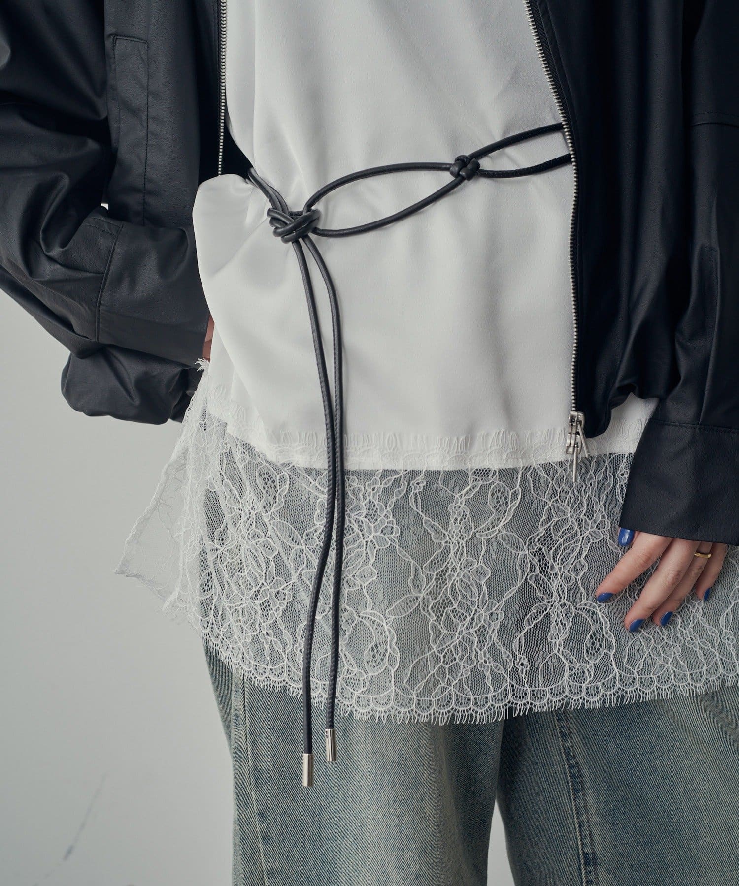 -goocy-(グーシー) 【プラスワンアイテム！】Fレザーコードベルト