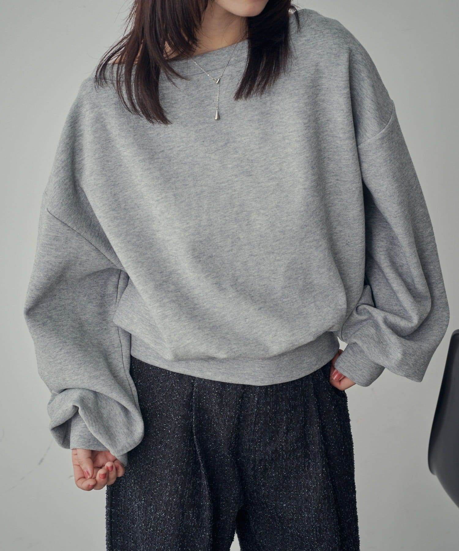 -goocy-(グーシー) 【ステンレス】Y字ドロップネックレス